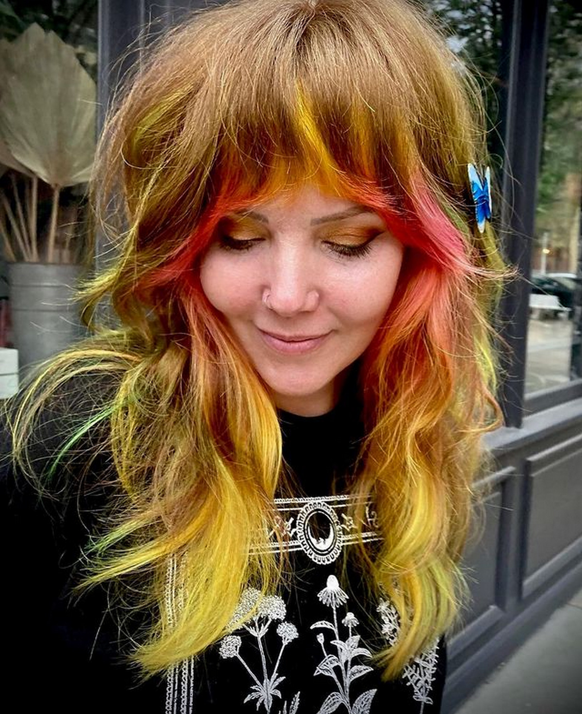 Yellow Underneath Hair Color