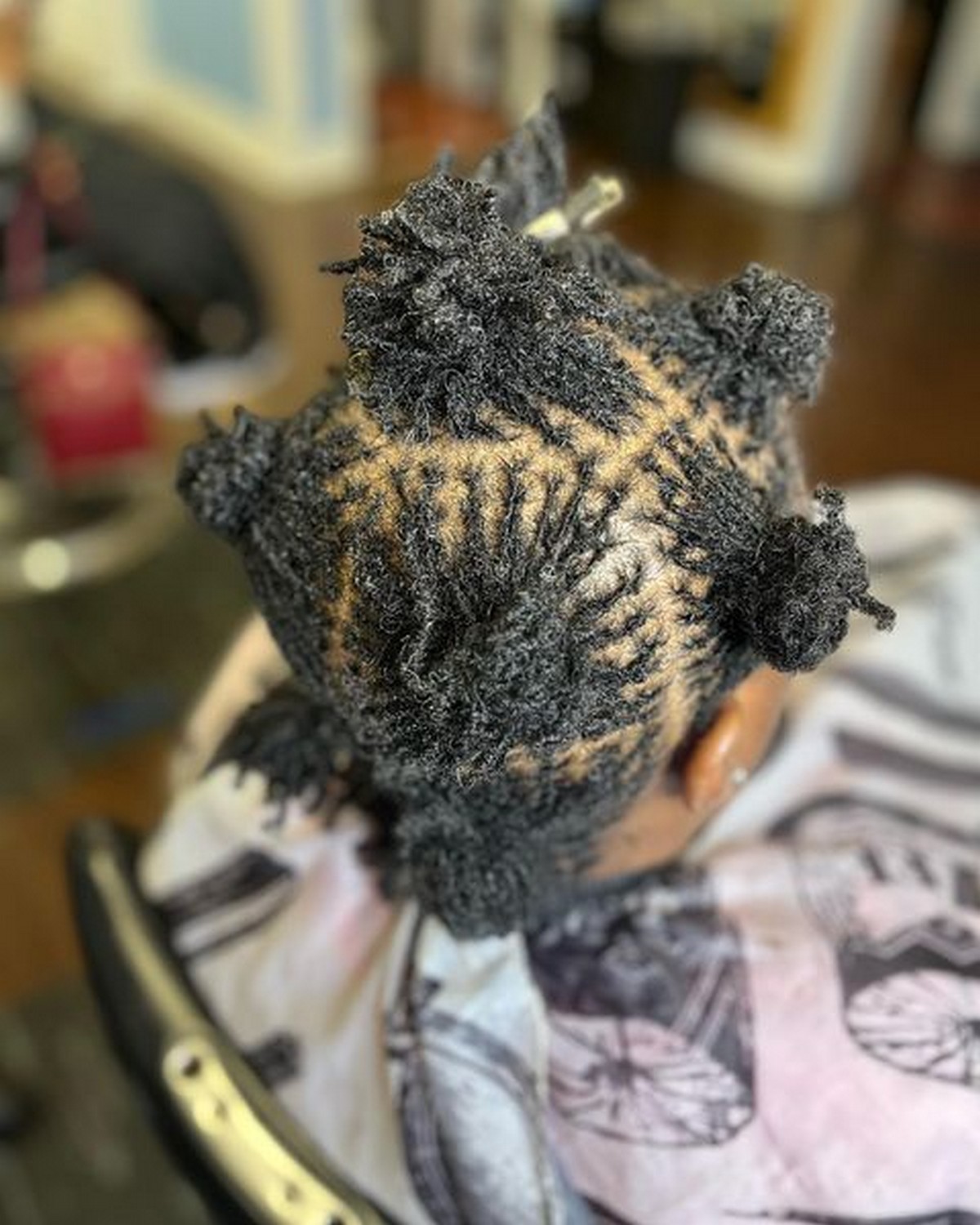 Soft Locs With Space Bun