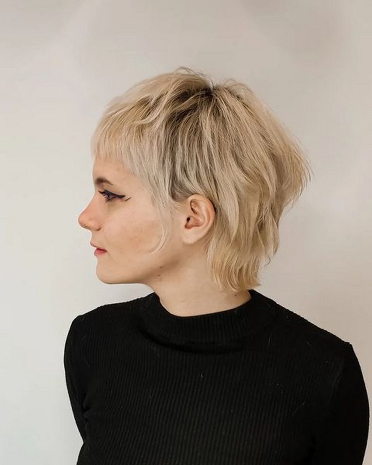 Textured Pixie Cut with Feathering