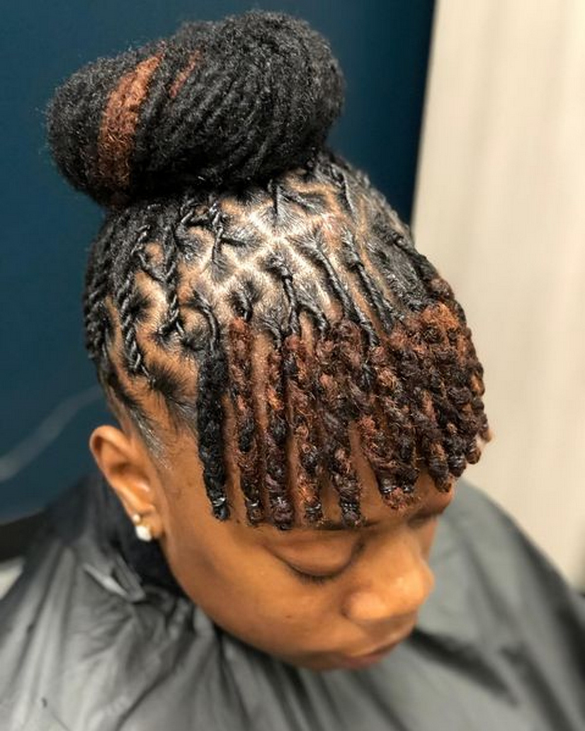 Long Dreadlocks, Buns With Bangs