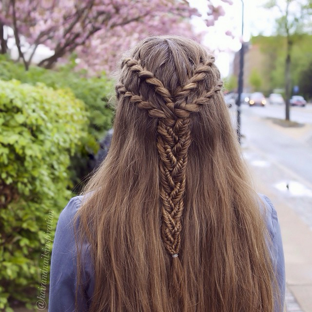 Multi-Braided Half-Up Half-Down