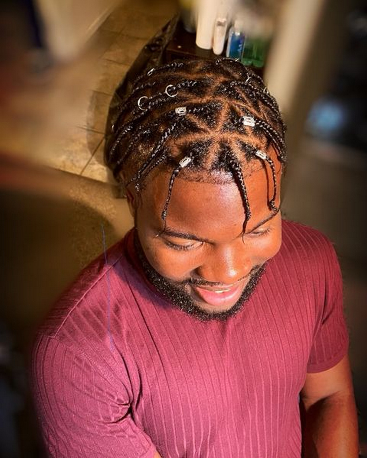 Pineapple Box Braids