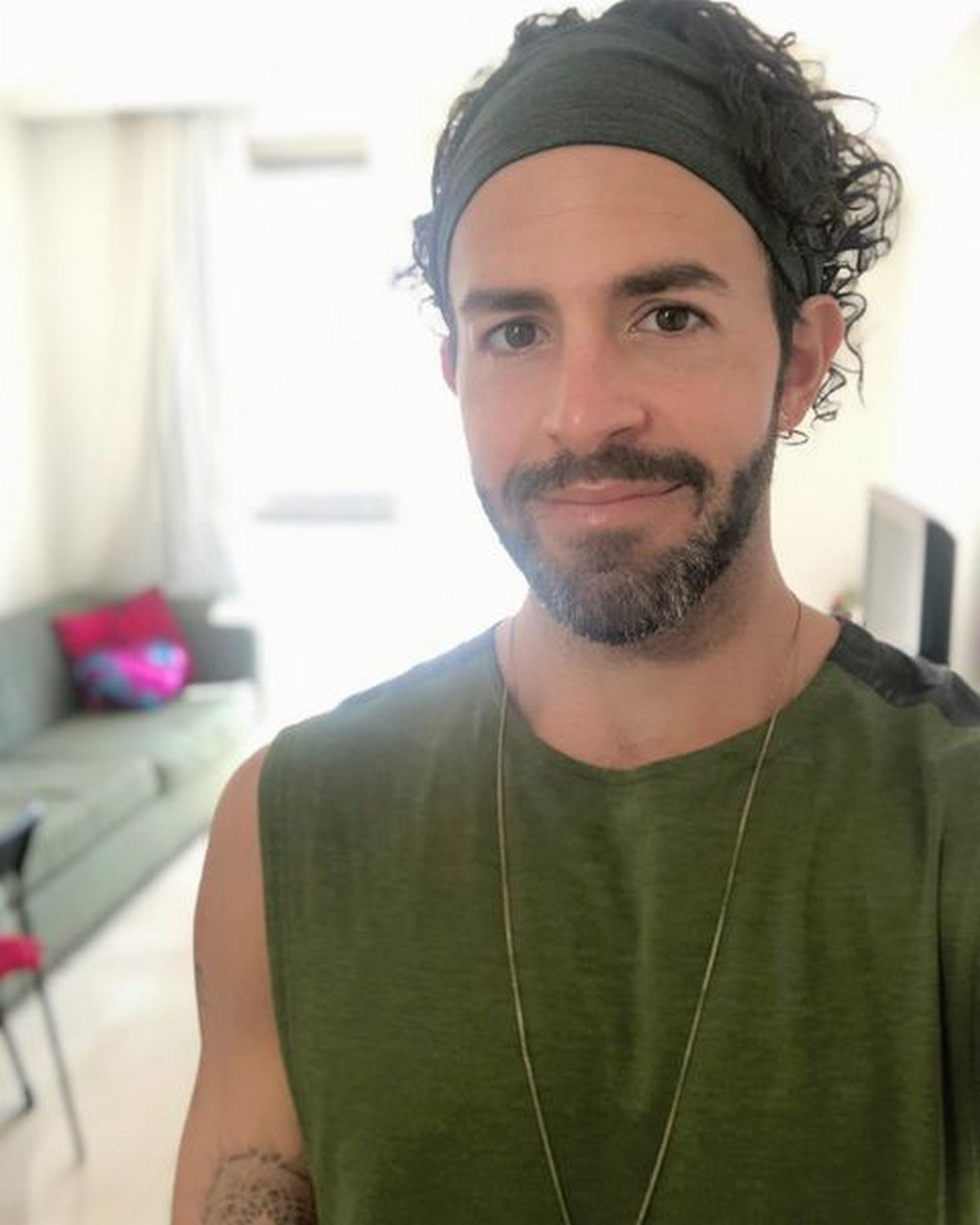 Twisted hair with a headband