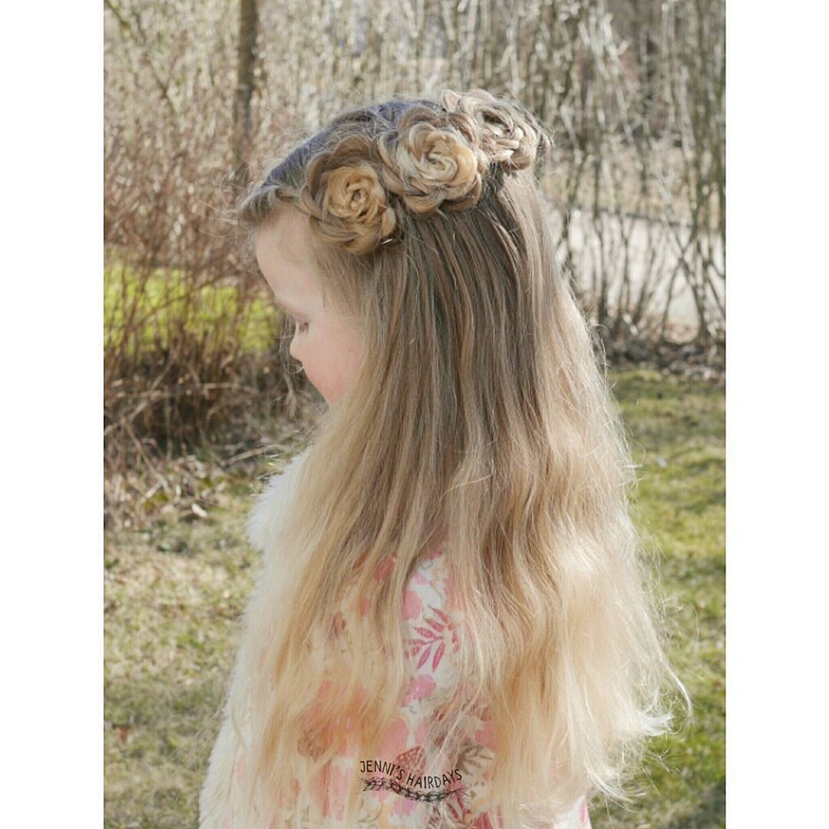 Flower Braid Hair