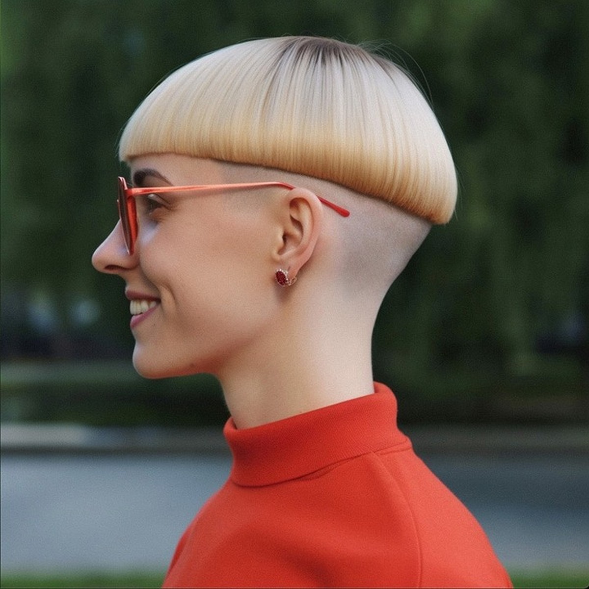 Bowl Cut Hair