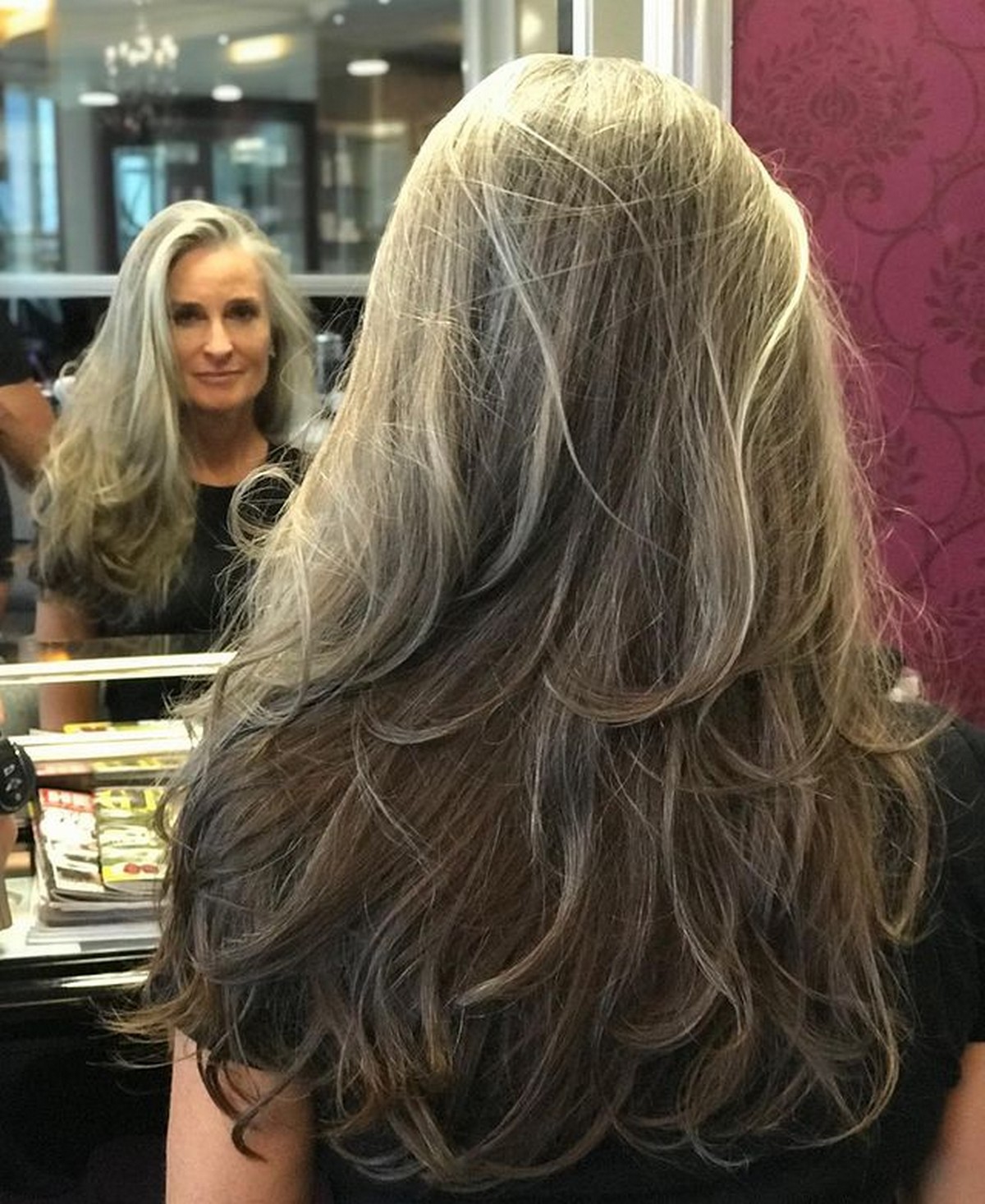 Layered Dark Ash Blonde