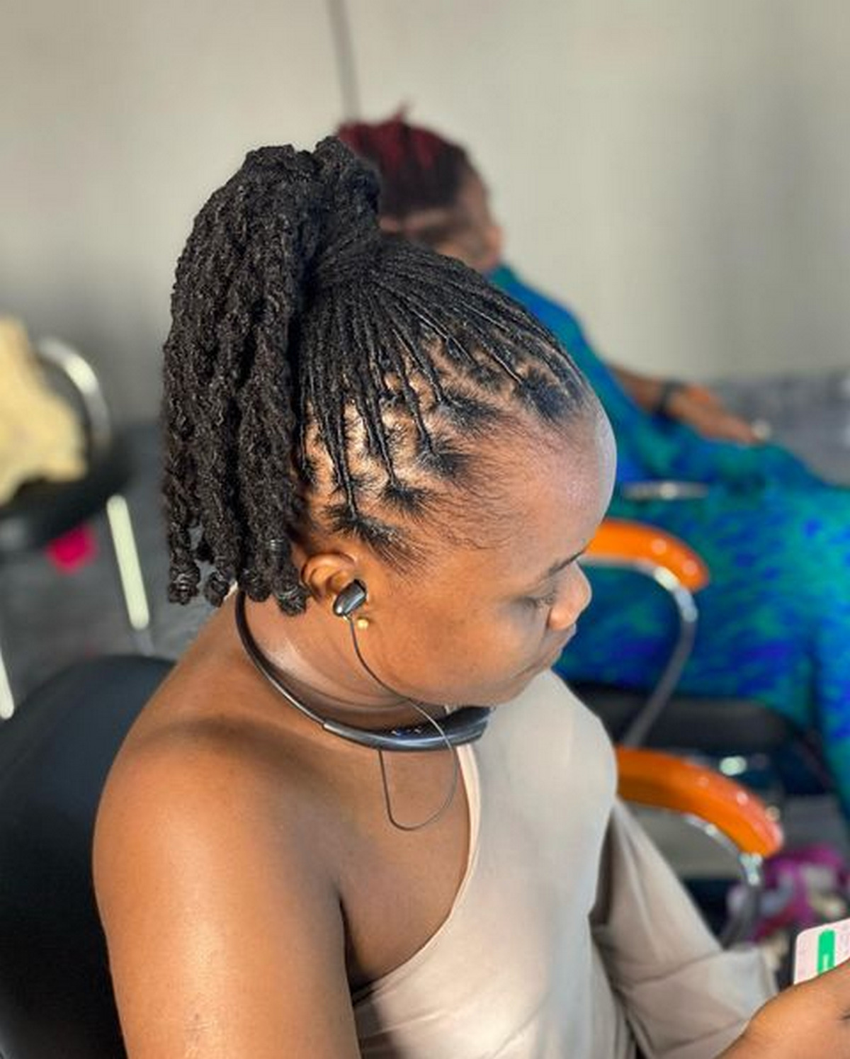 Twist And Turn Dreadlocks With Ponytail