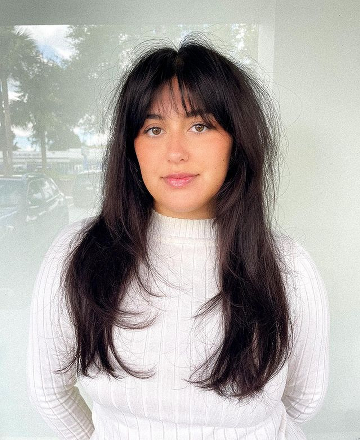 Airy Bangs With Soft Feathery Layers