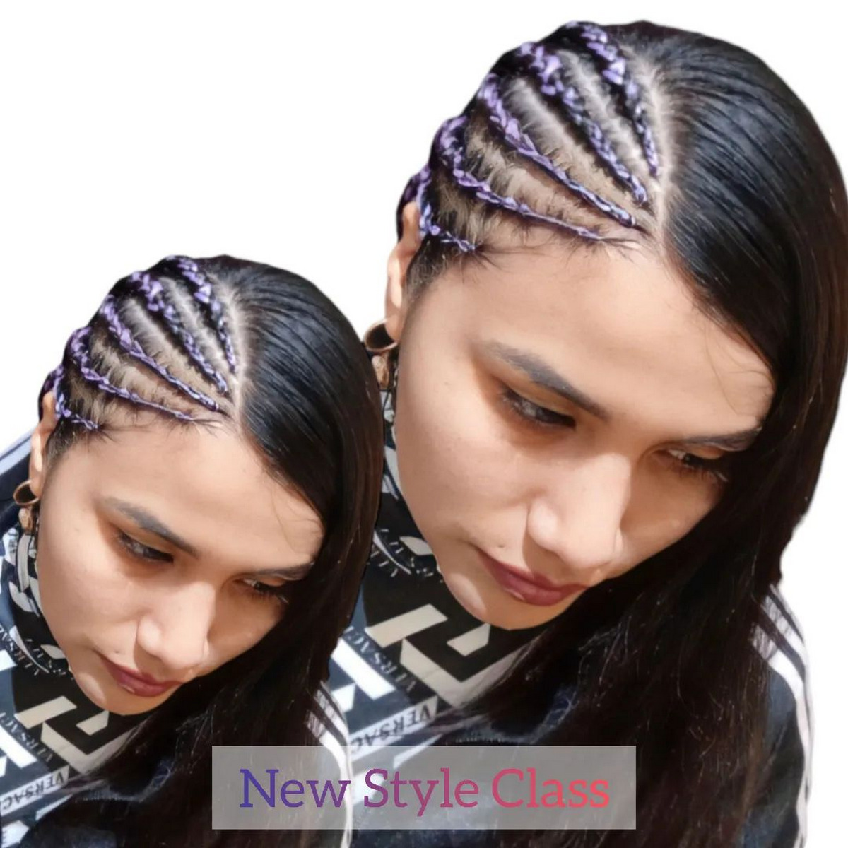 Cornrow Braid Half Side