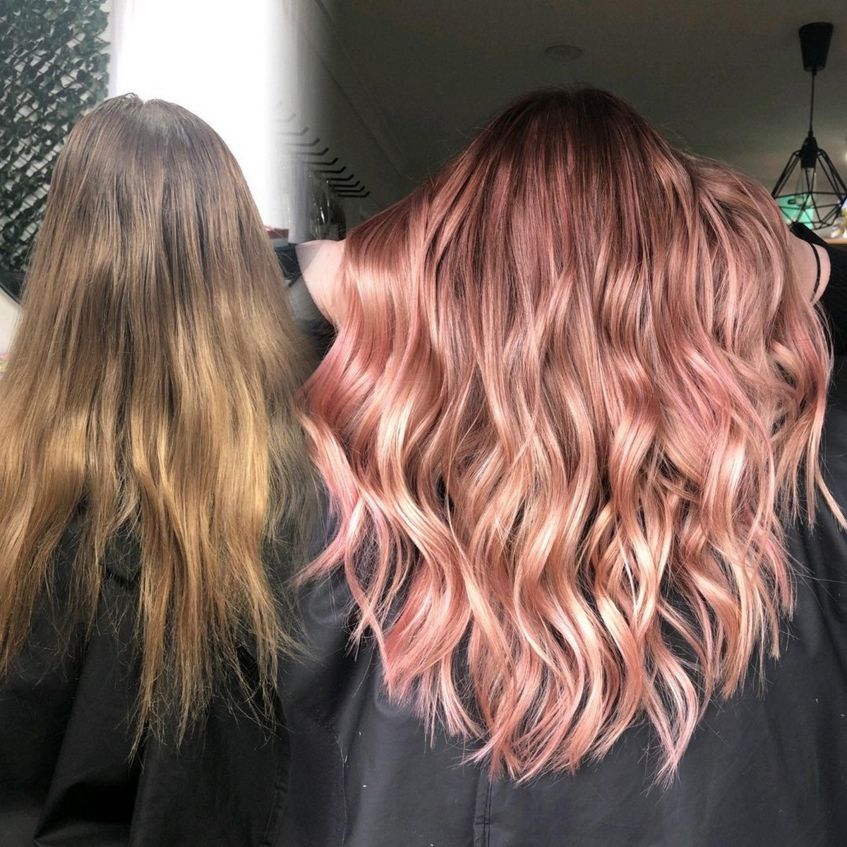 Wavy Pink Hair