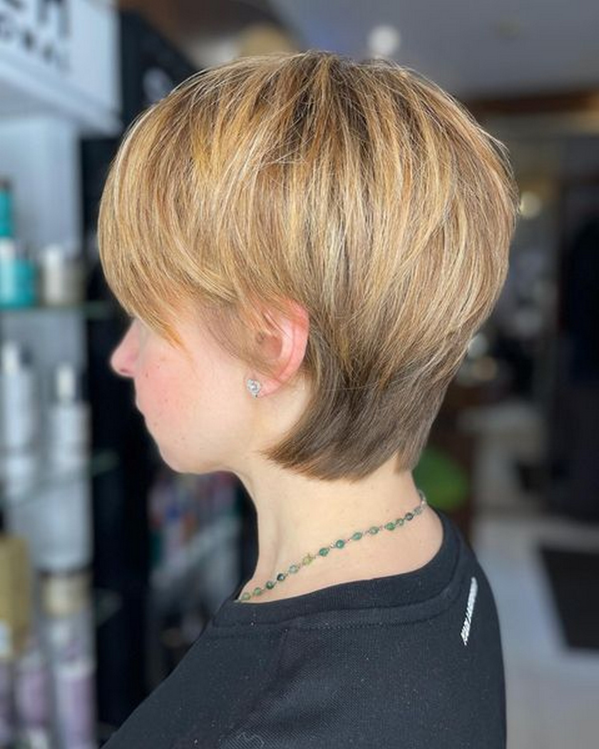 Ear-Length Pixie Cut For Thick Hair