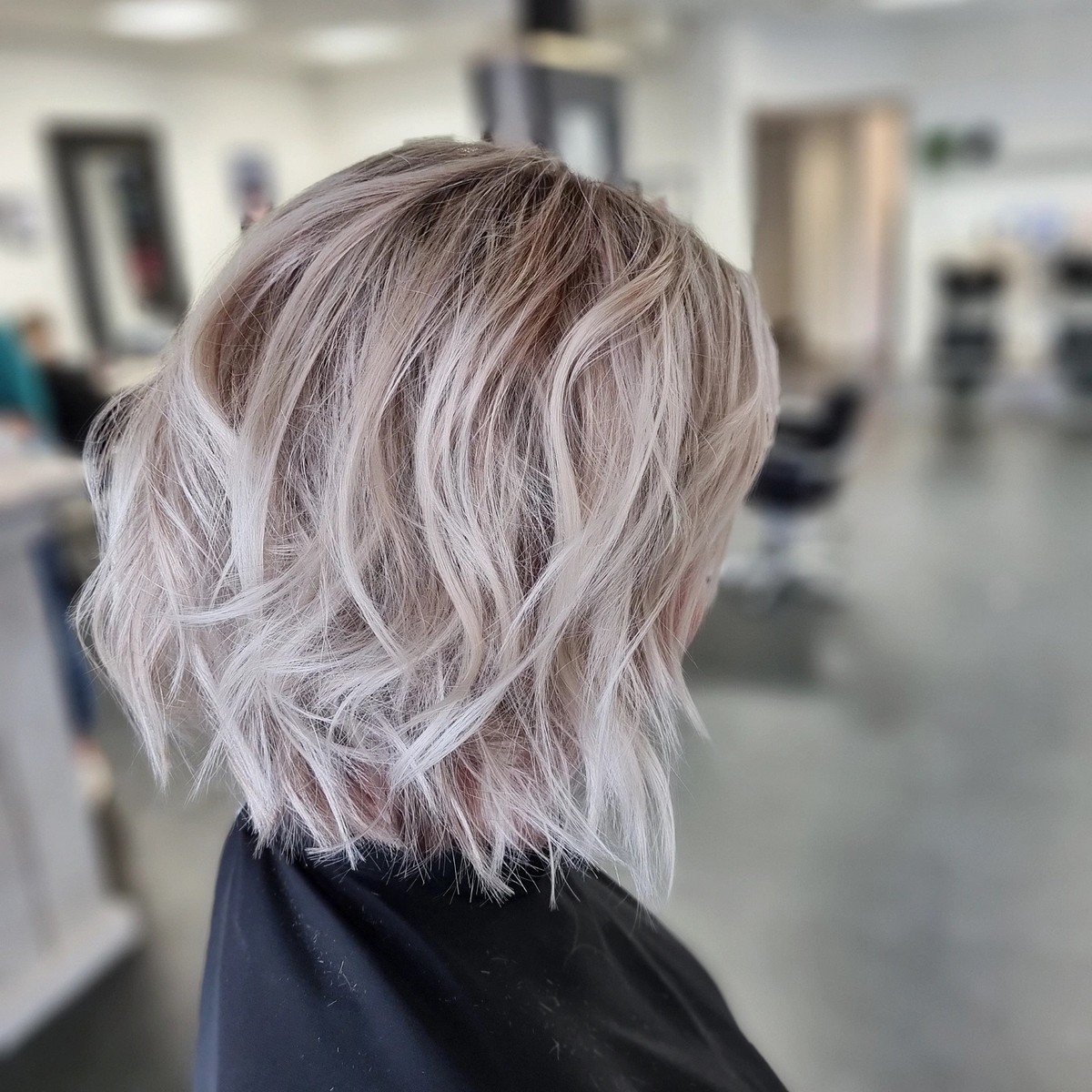 Messy Hair With Blonde Highlights