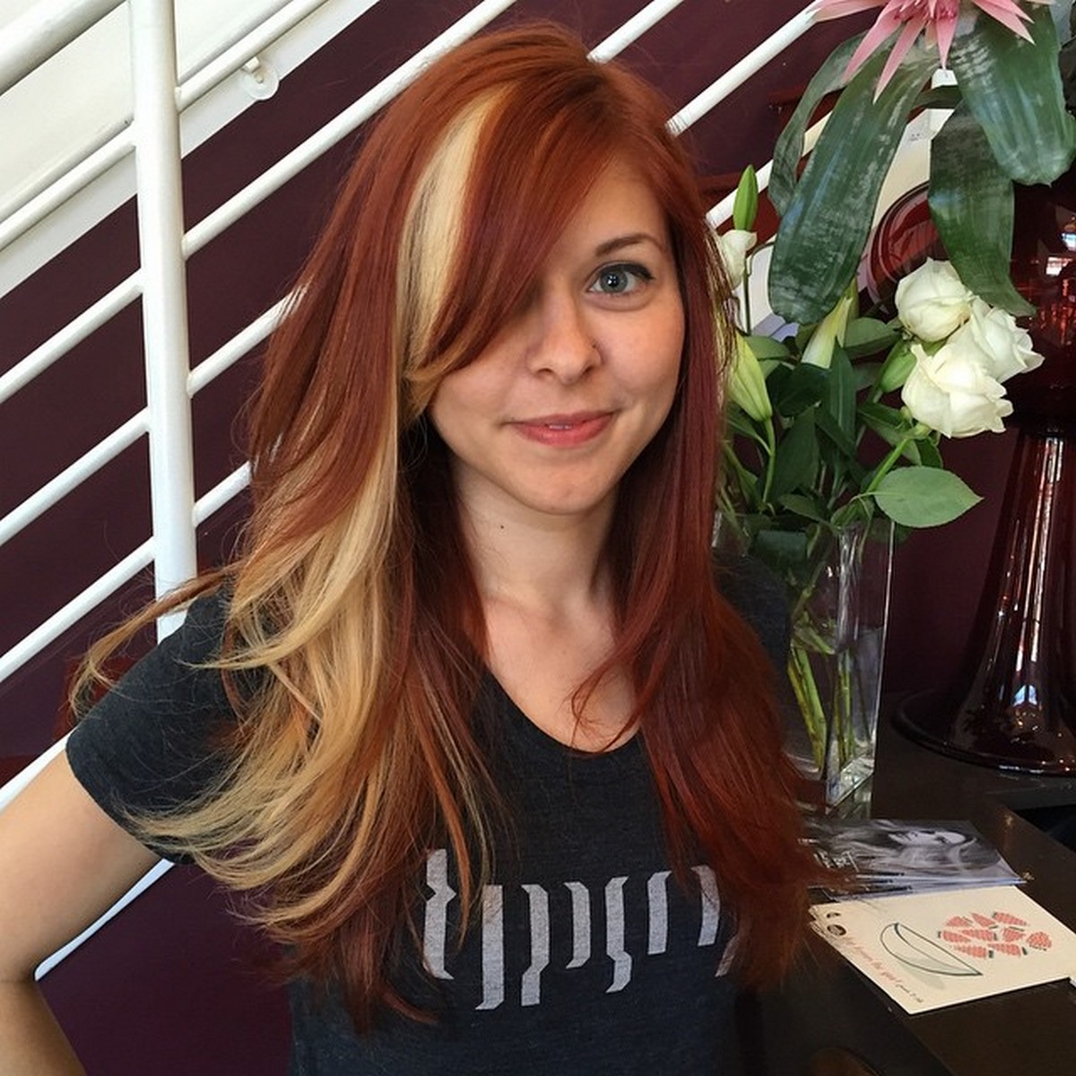 Peekaboo Red Hair Color