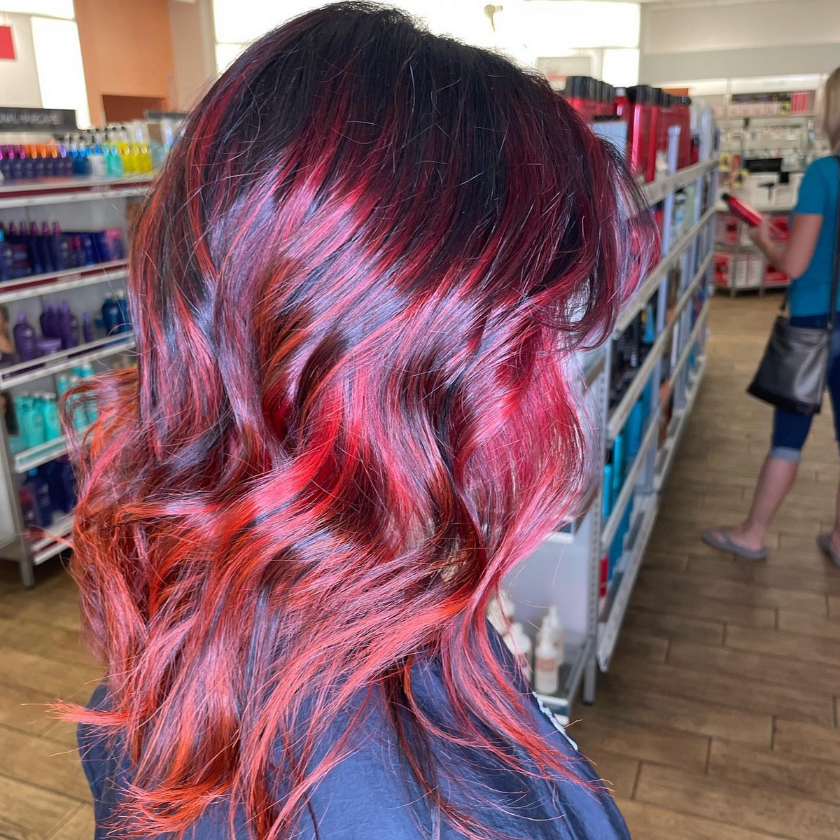 Balayage Red Hair
