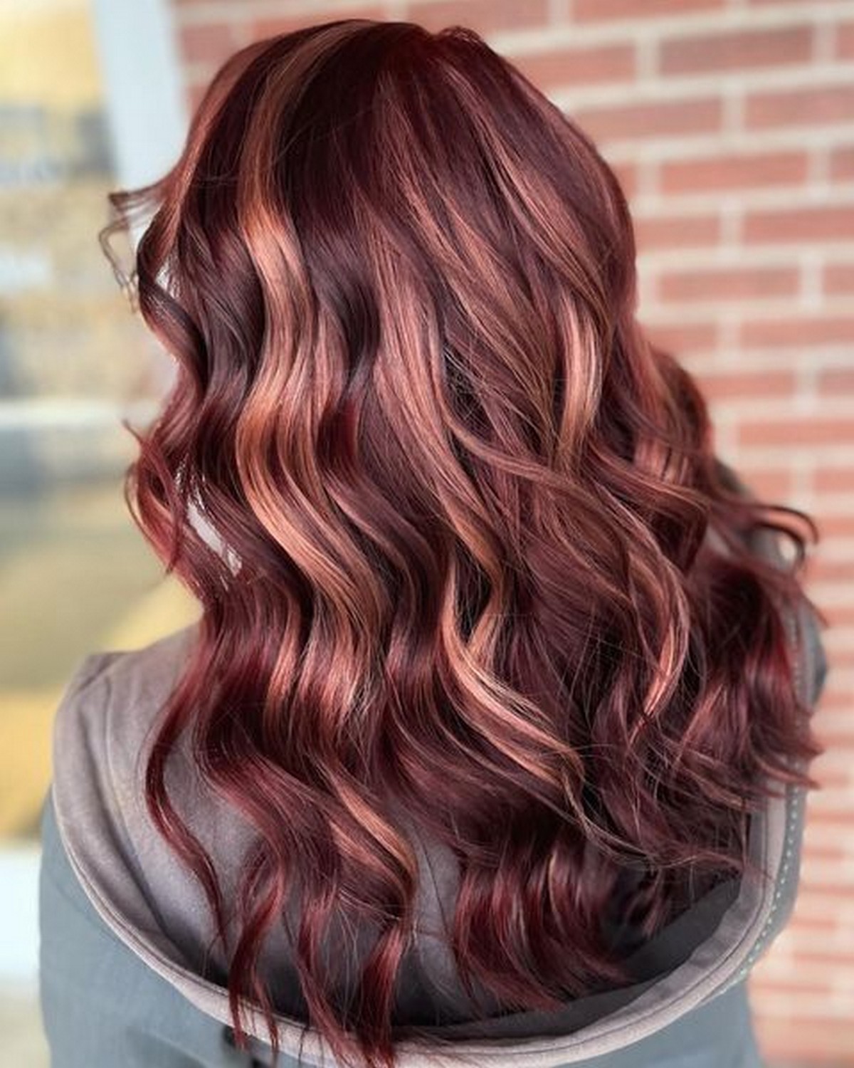 Red Hair with Highlights