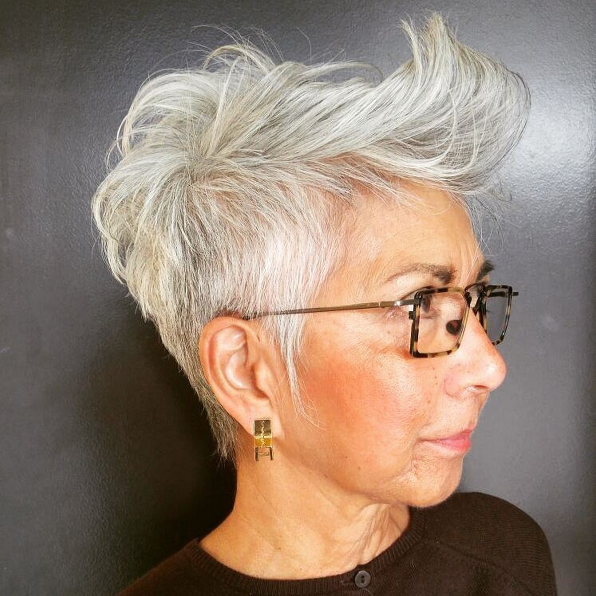 Flipped Up Bangs With Pixie Undercut