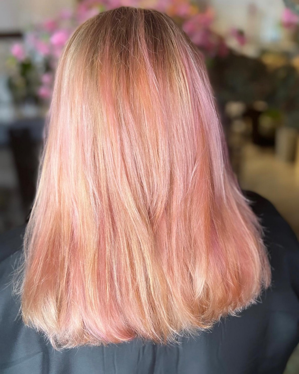 Blonde and Pink Hair