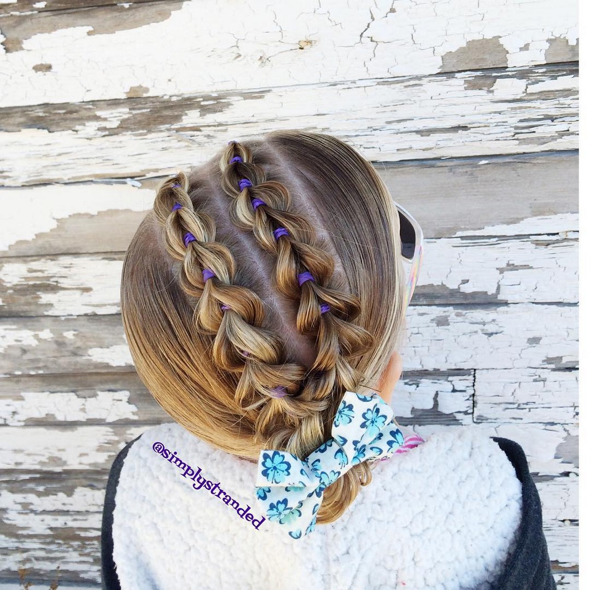 Diagonal Pull-Through Braids