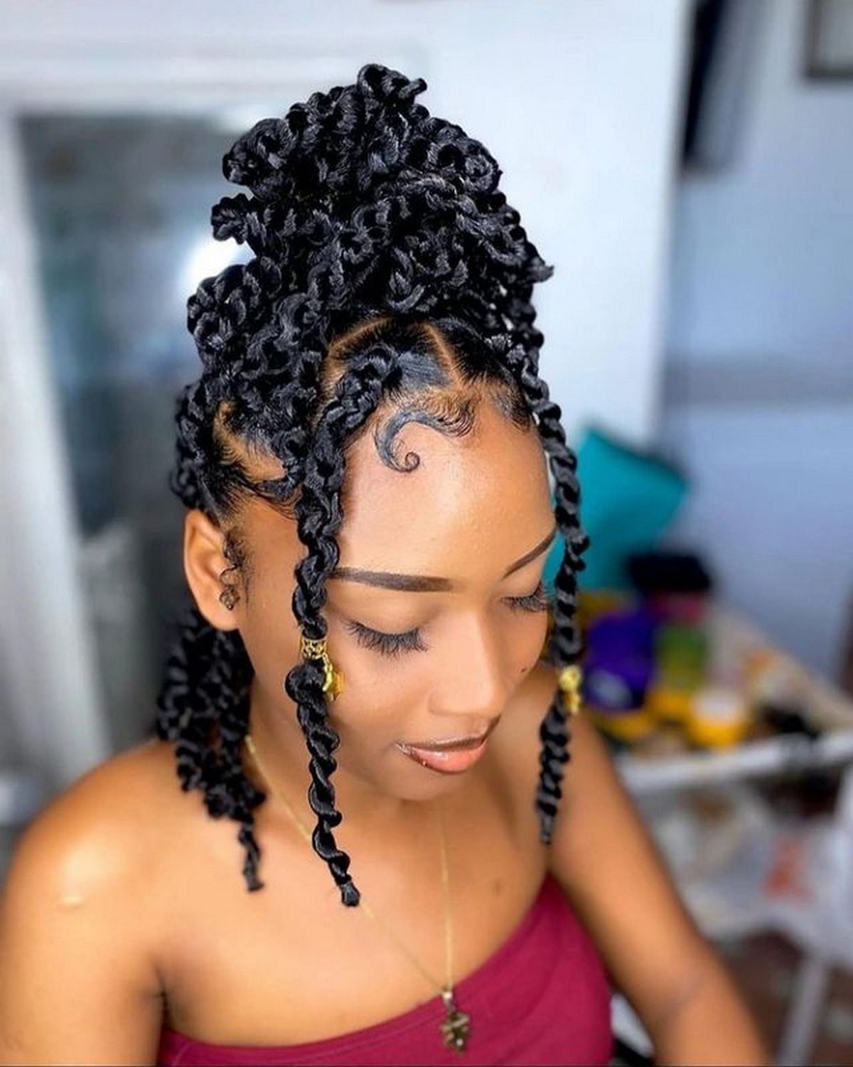 35 Short Twist Styles to Refresh Your Hair Styles in 2023 - Hood MWR