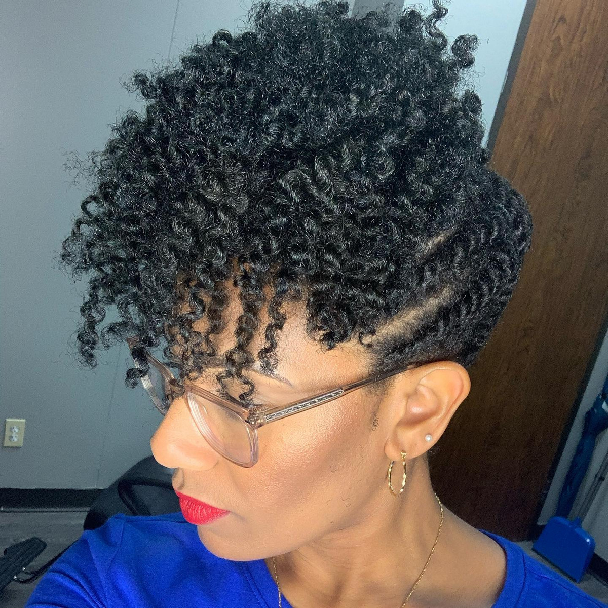 Mini Coils And Twist Out Updo