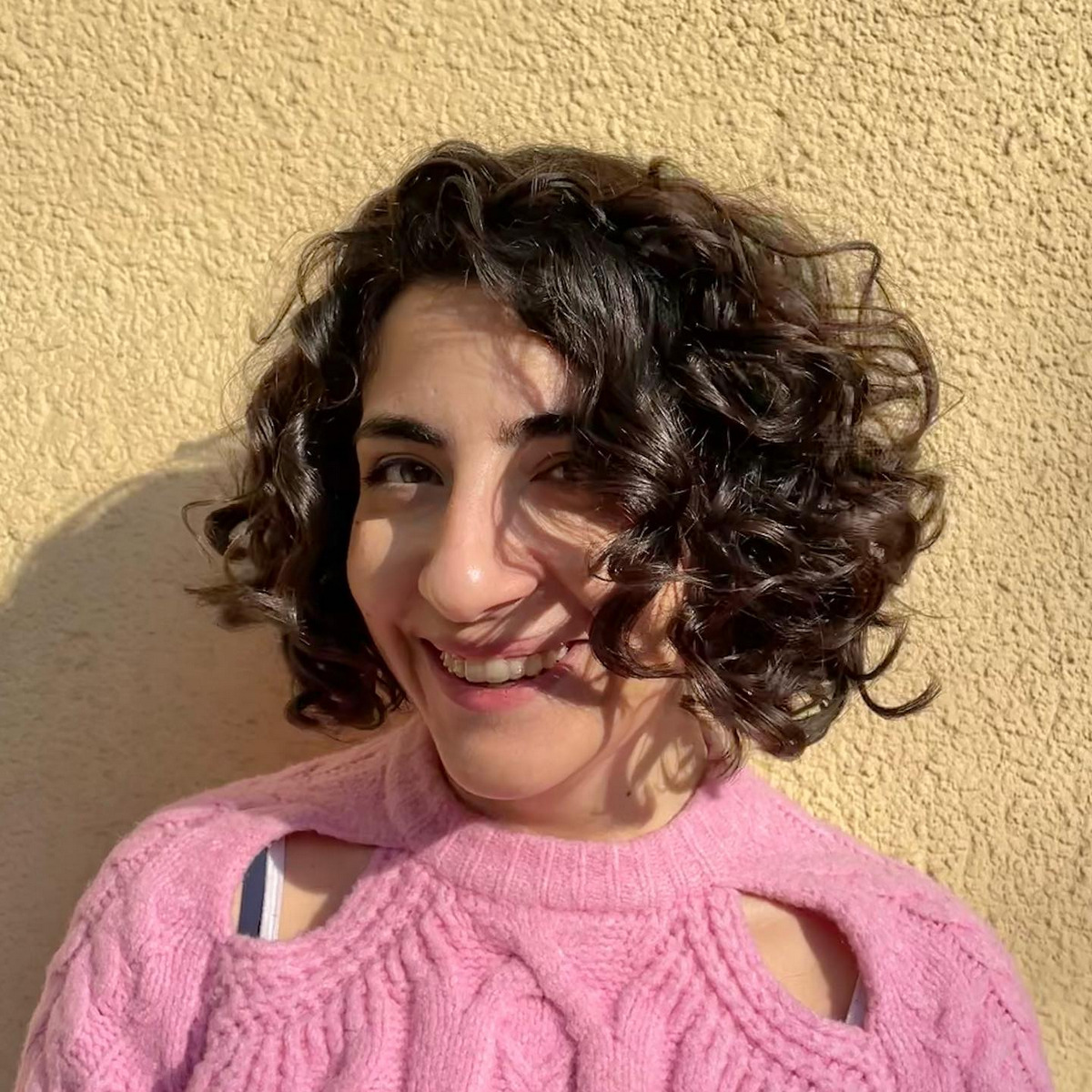 Wave Comb-Over Bob
