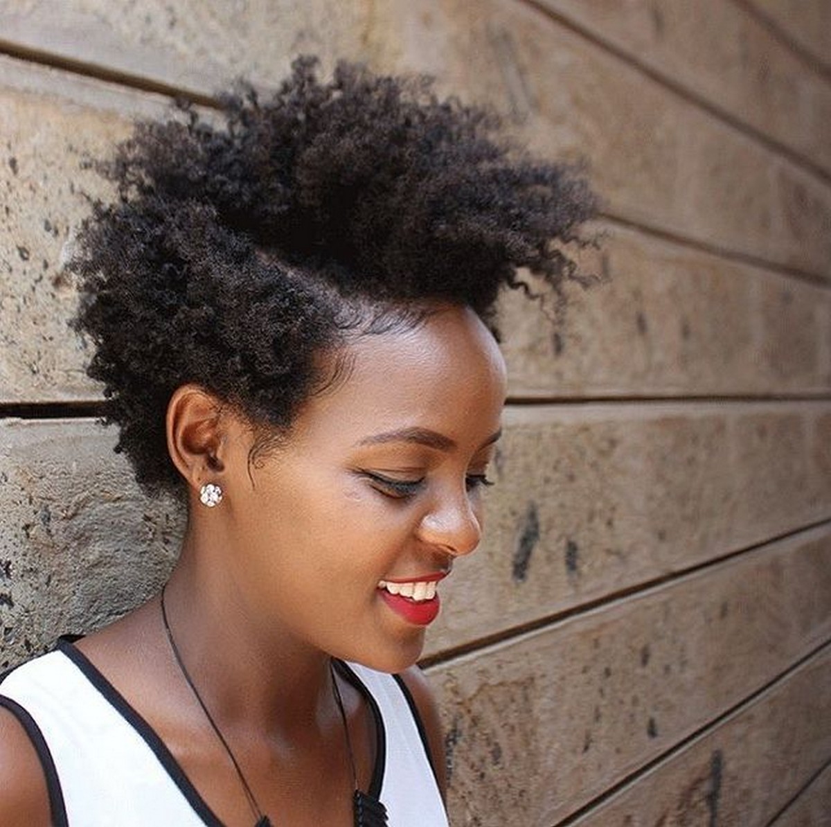 Afro-American Mohawk Natural Hair