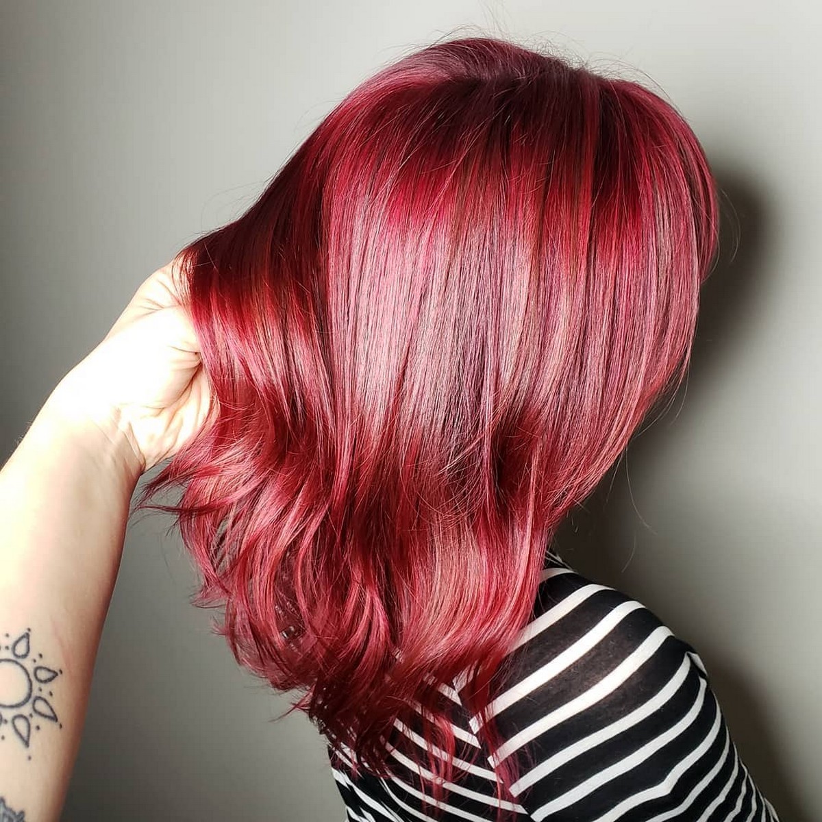 Scarlet Red Hair