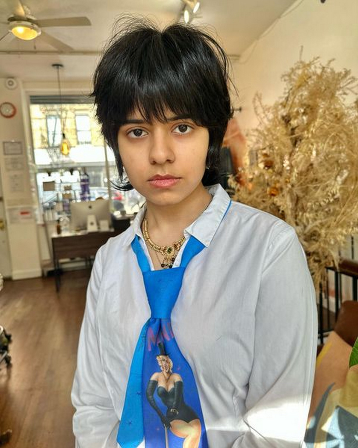Short layered mullet