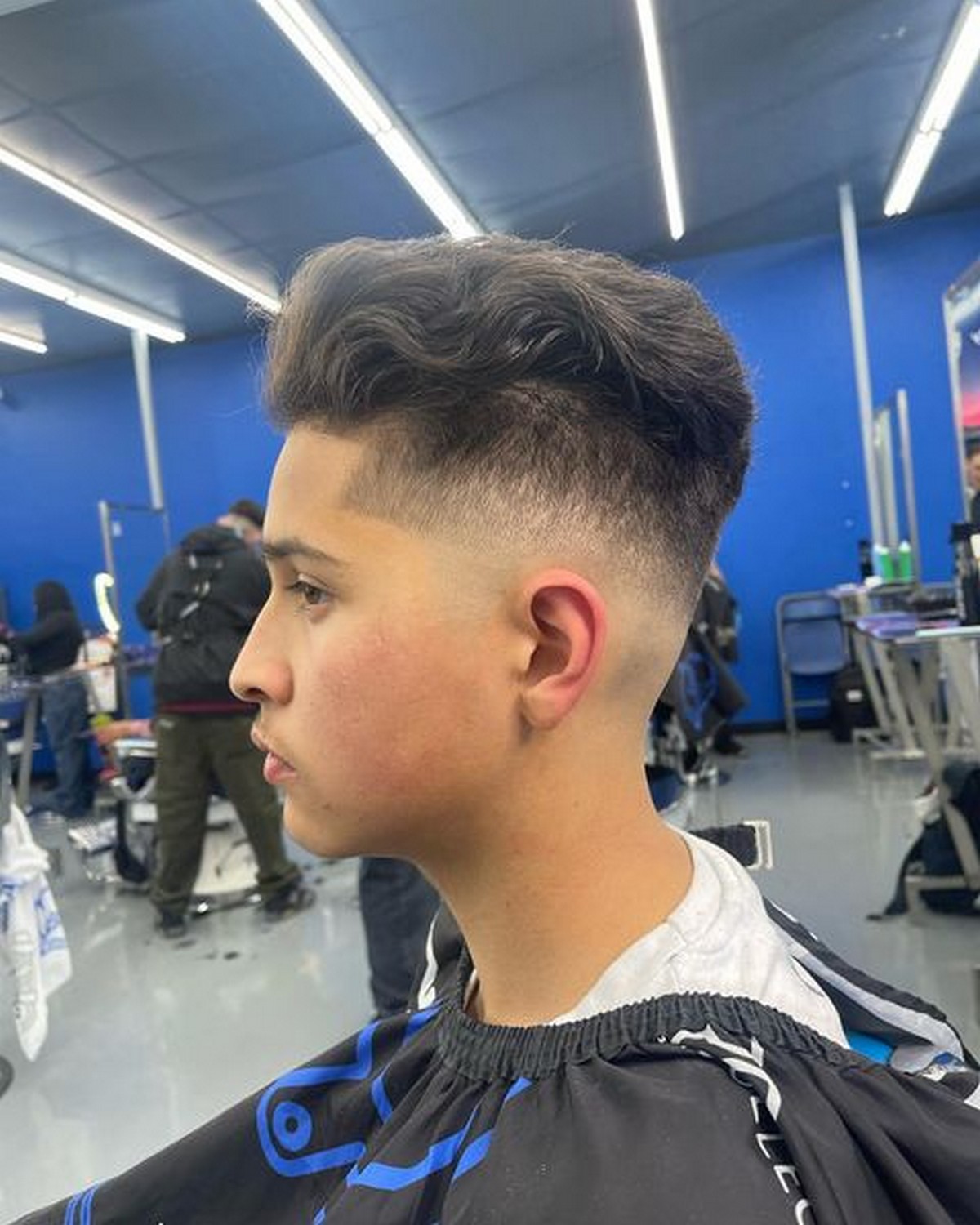 Faux Hawk Mid Fade