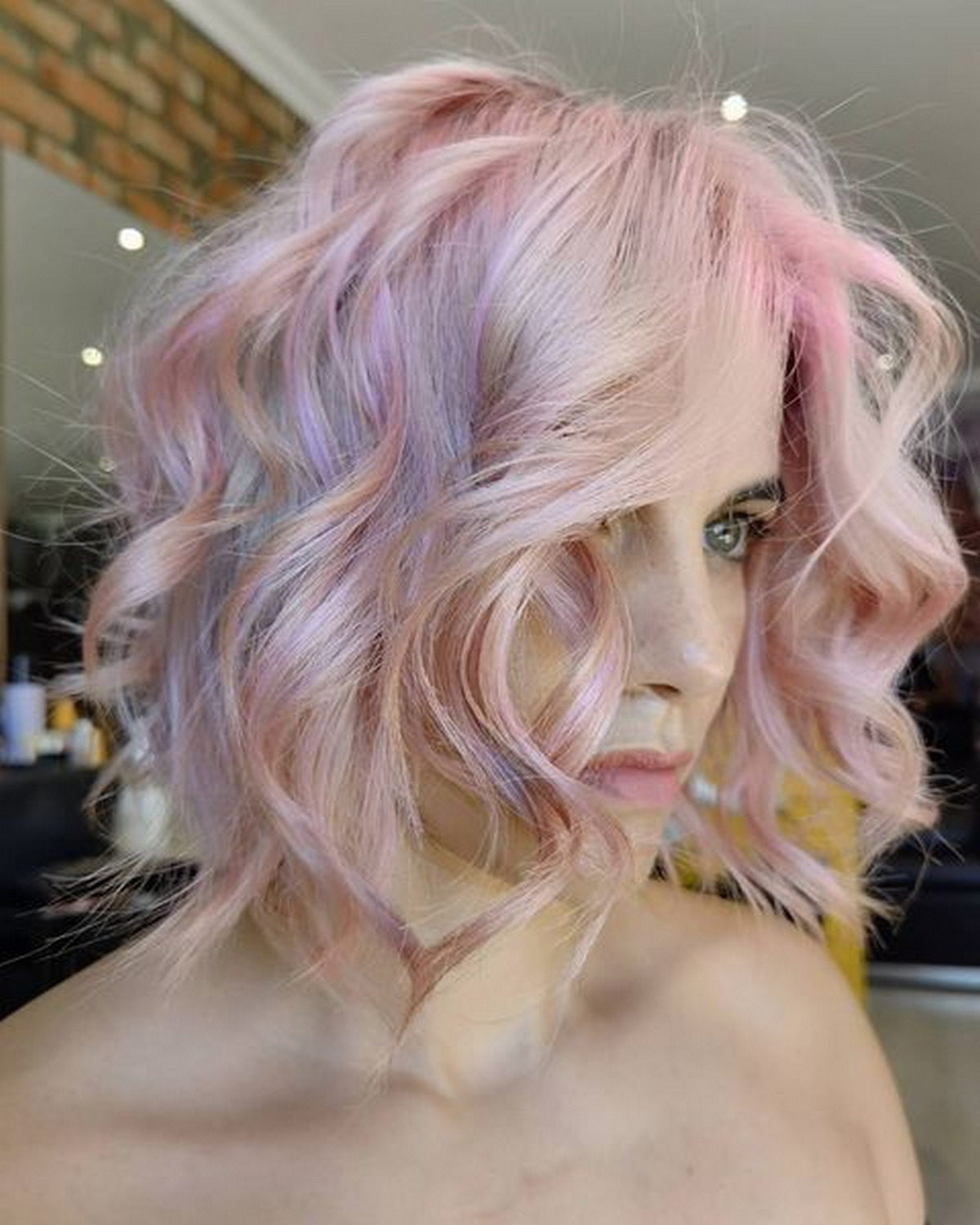 Layered Wavy Bob