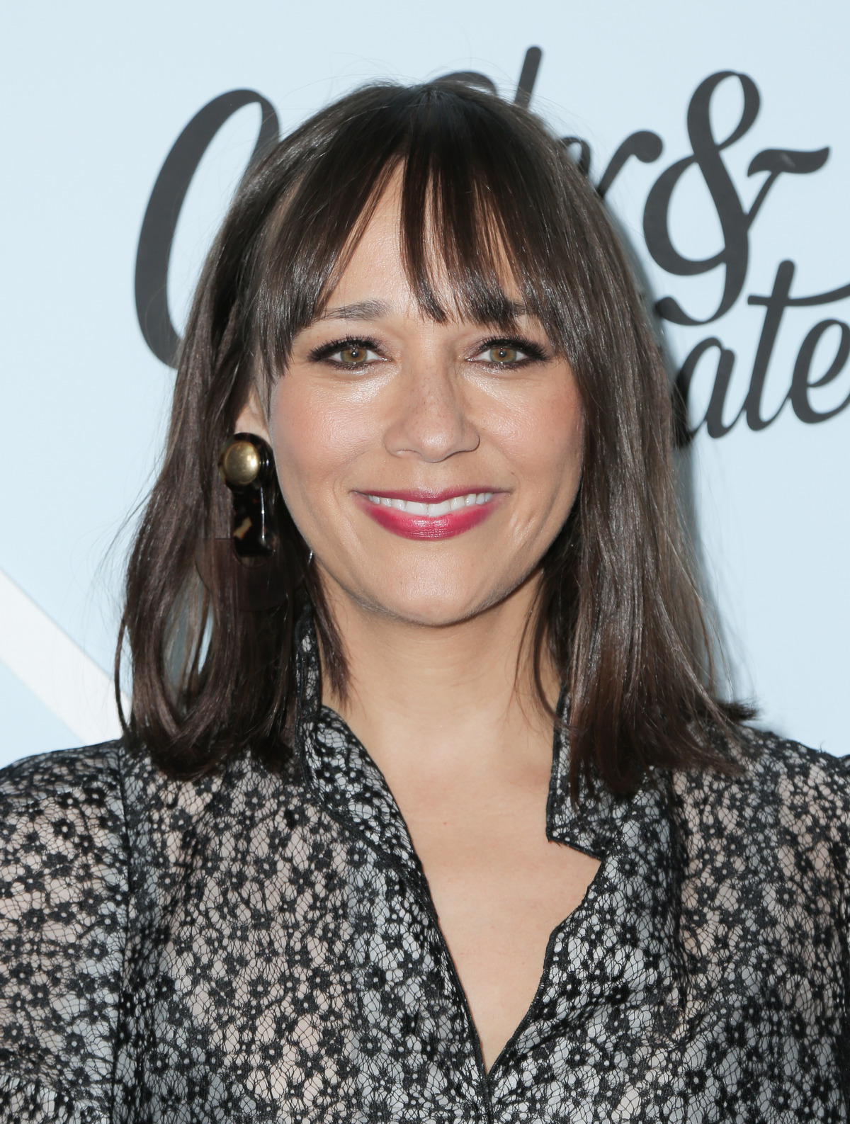 Mid Length With Bangs