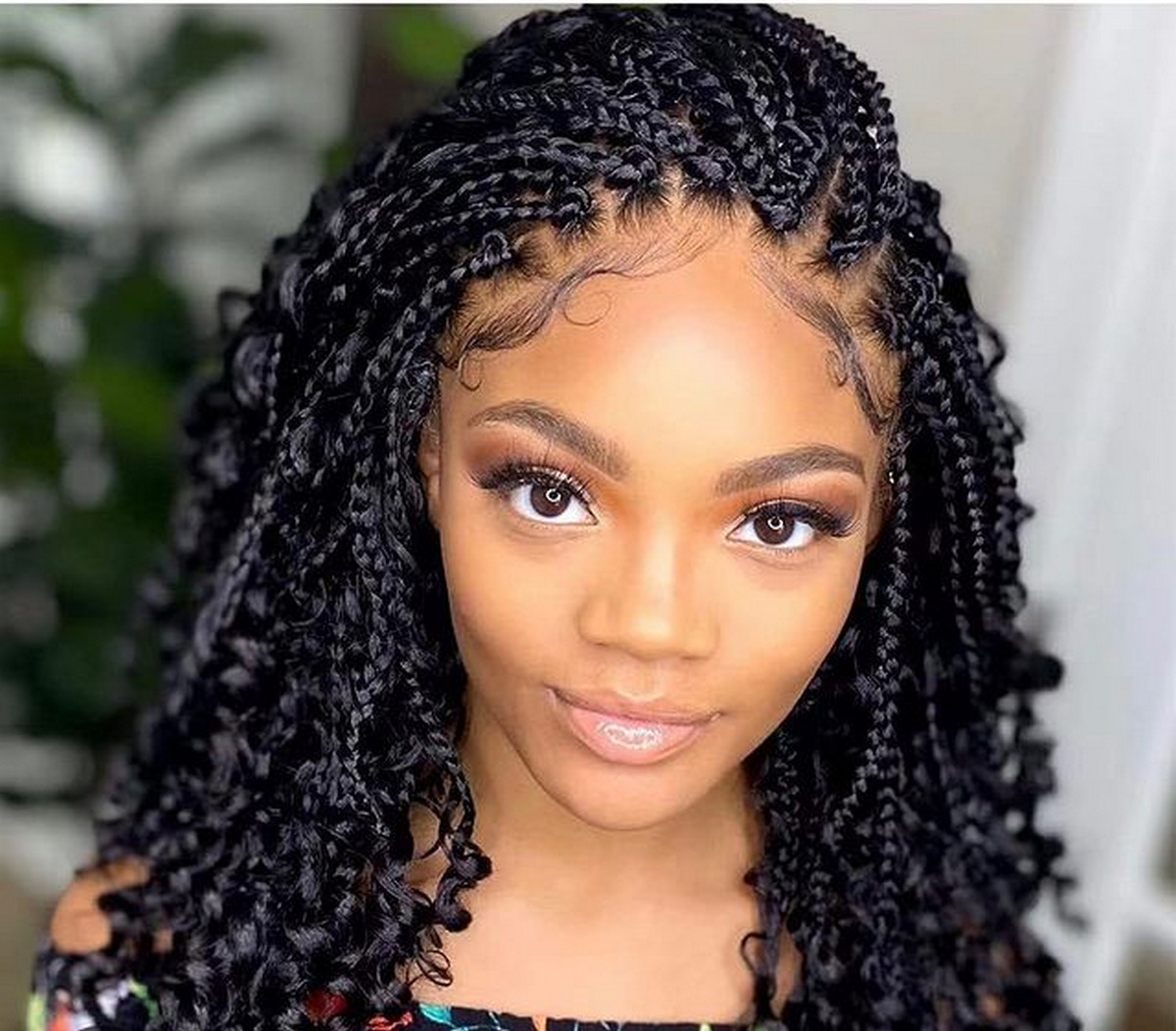 Platted Medium Curls