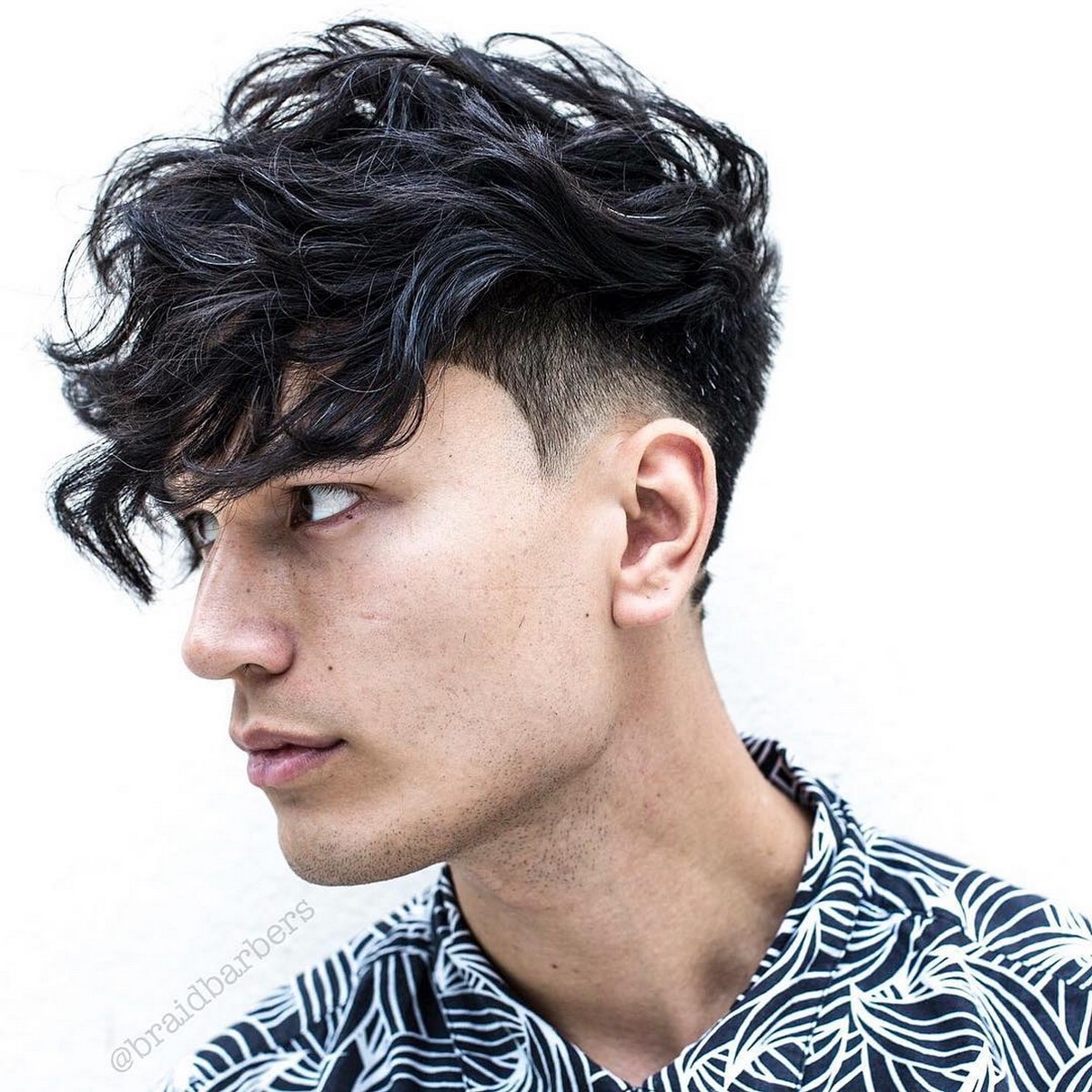 Low Taper Fade Curly Hair