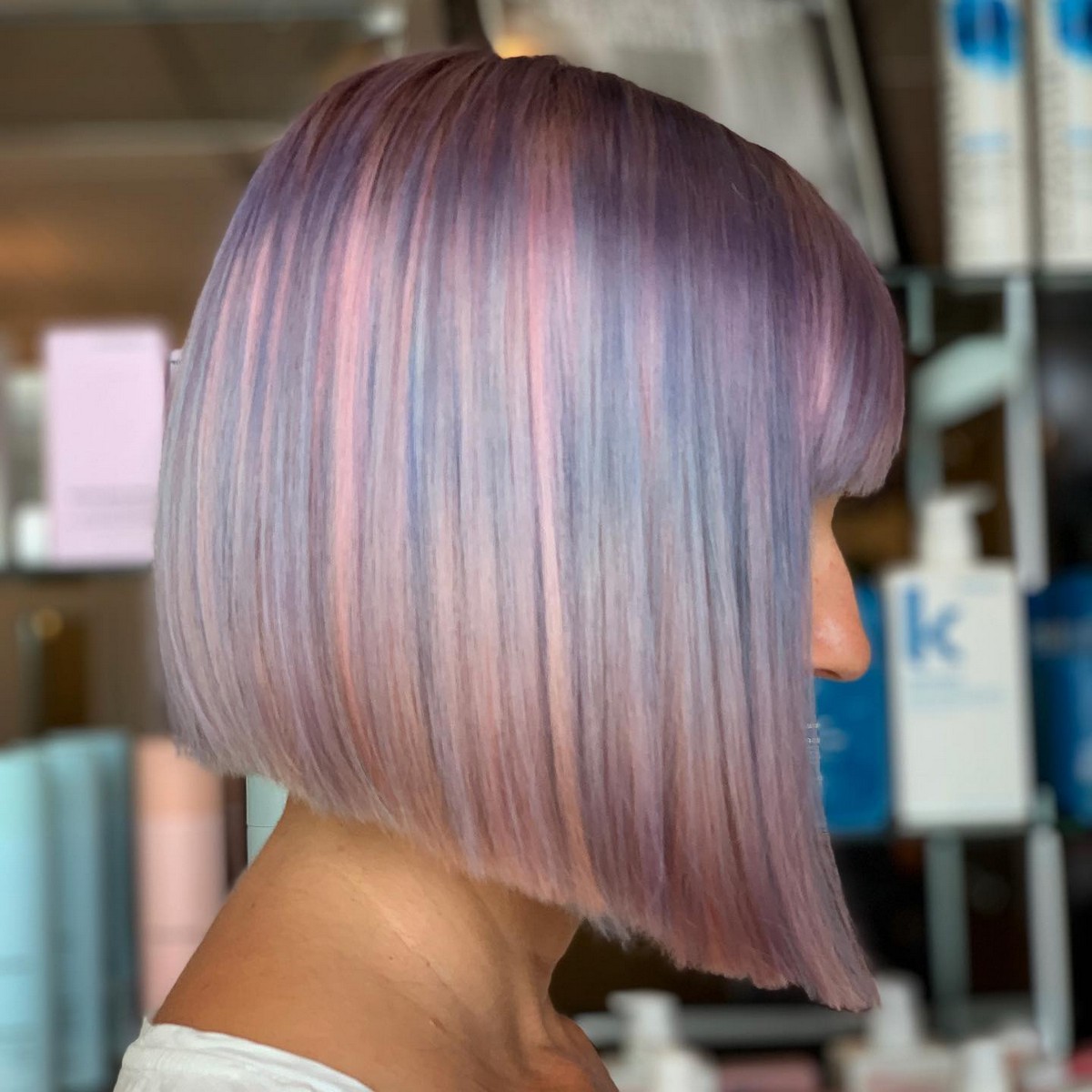 Pastel Bob Hairstyle