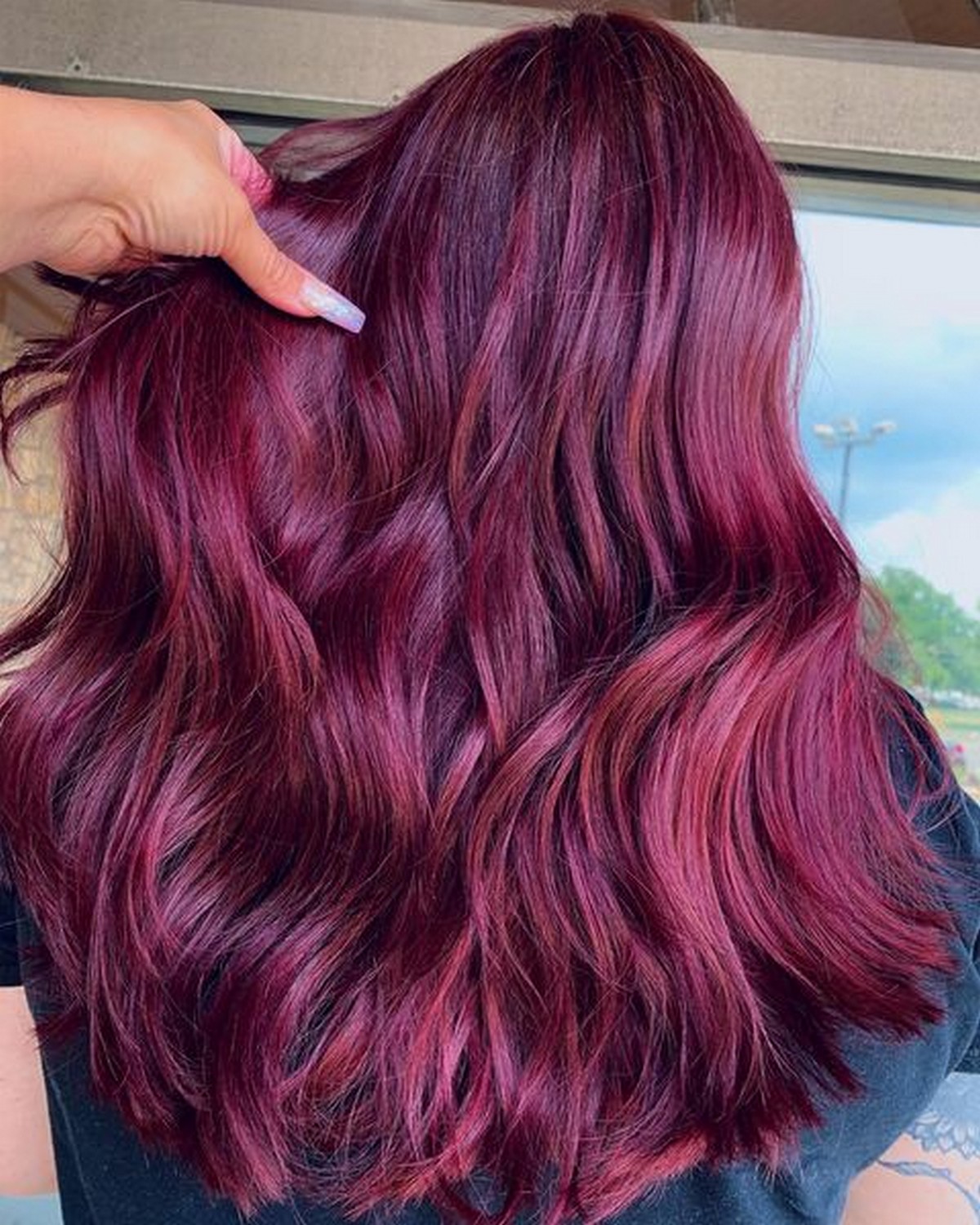 Red-Violet Hair