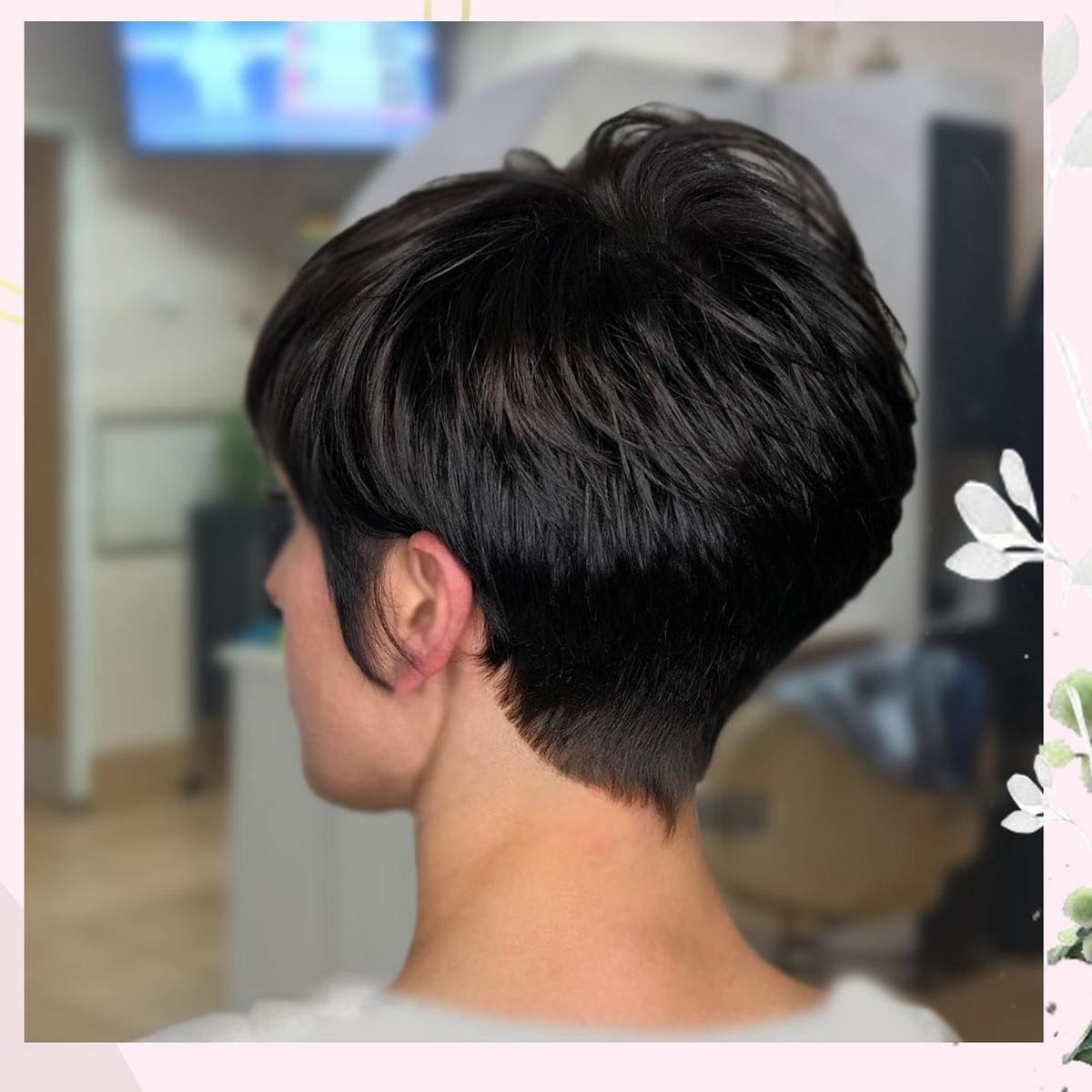 Short Black Pixie