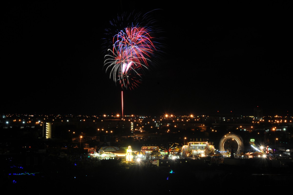 4th july fireworks at Fort Hood