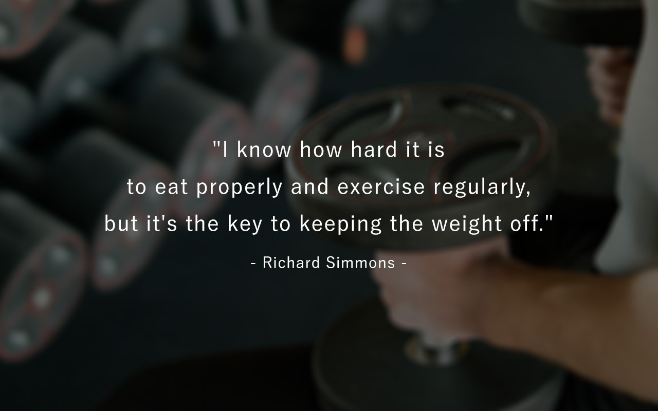 Weight Loss Quotes - Richard Simmons
