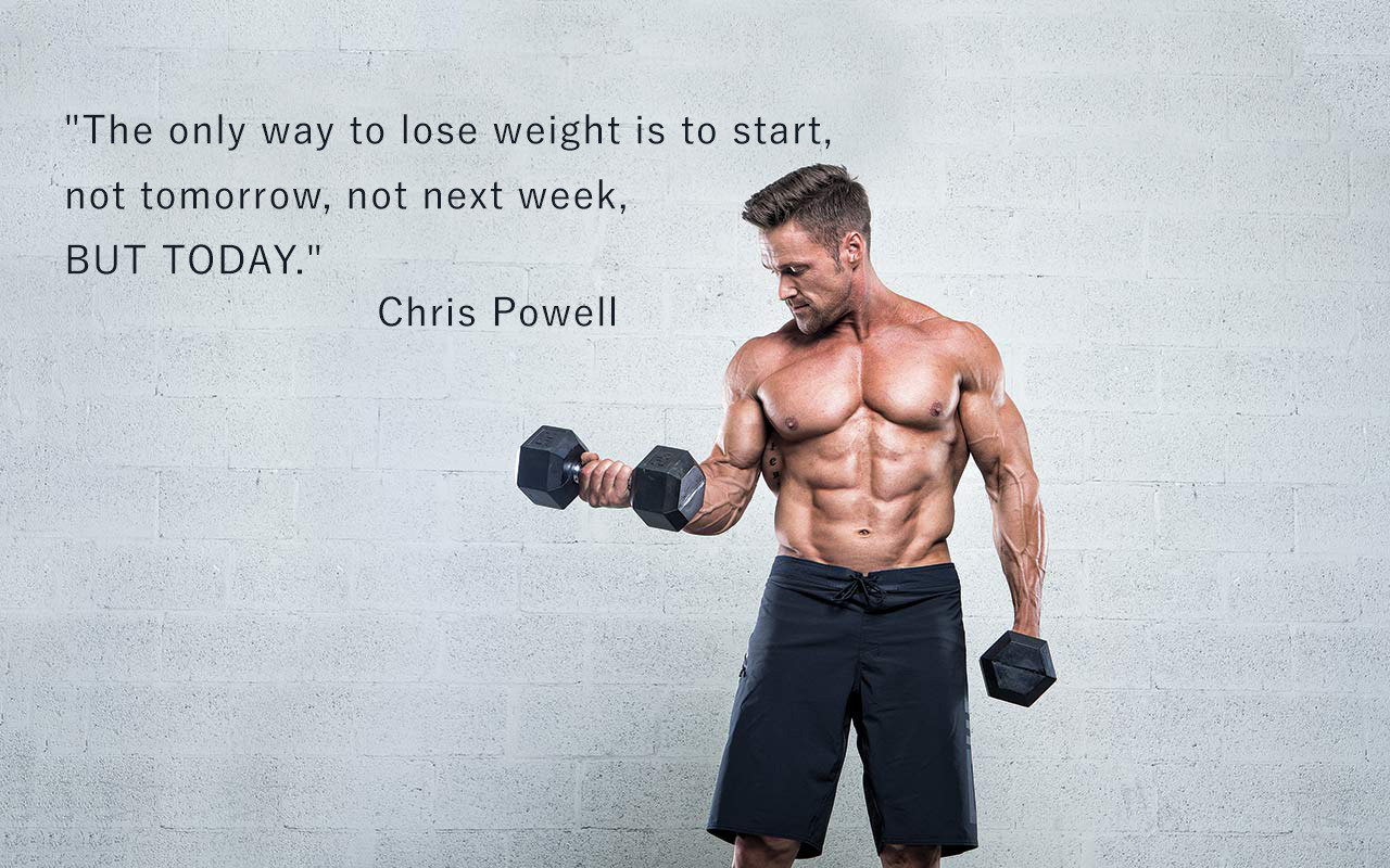 Weight Loss Quotes - Chris Powell 