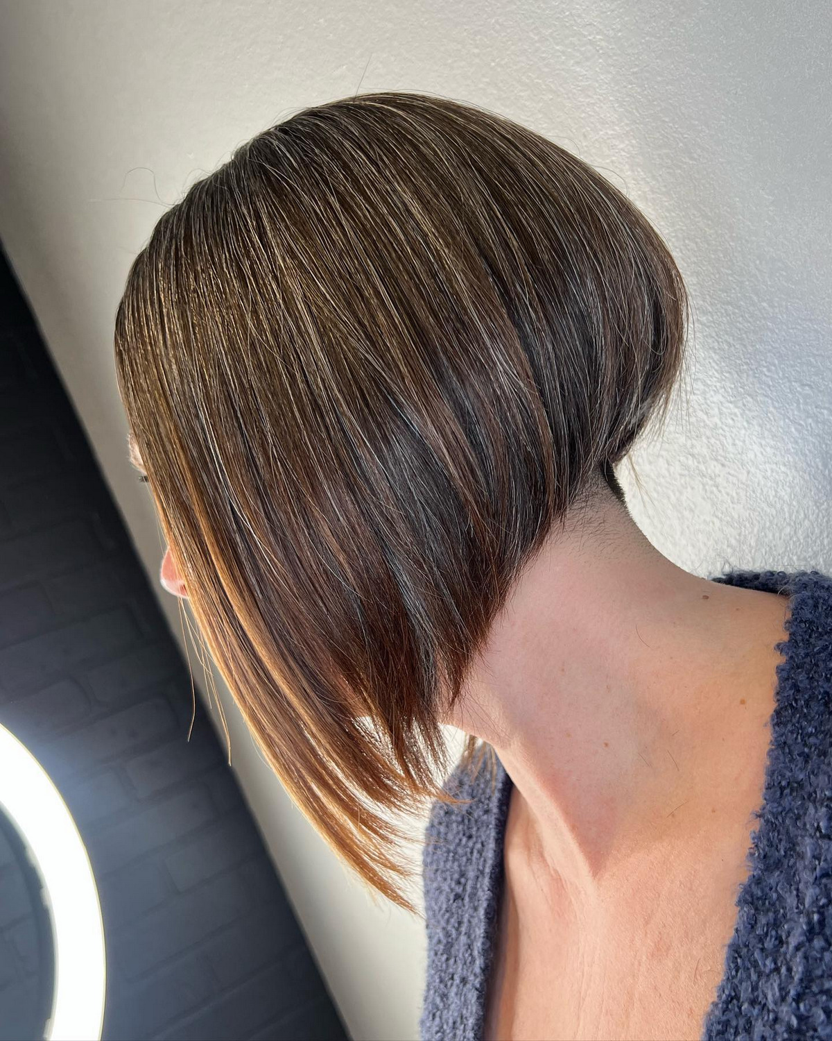 Textured Asymmetrical Bob