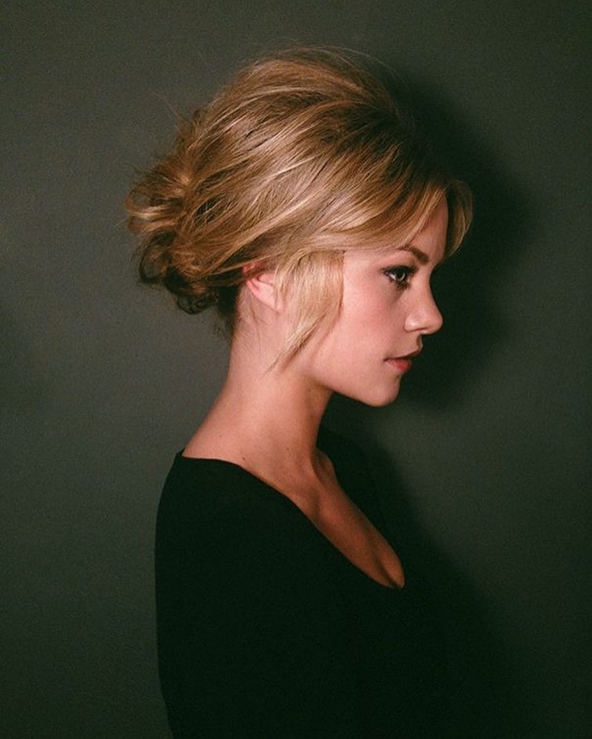 Bardot-Inspired Updo