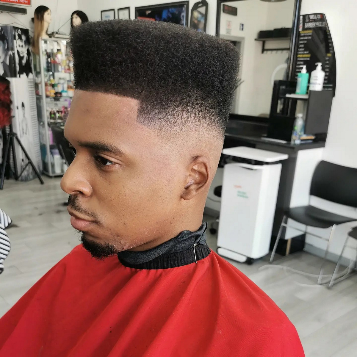 Clean-Cut High Top Haircut