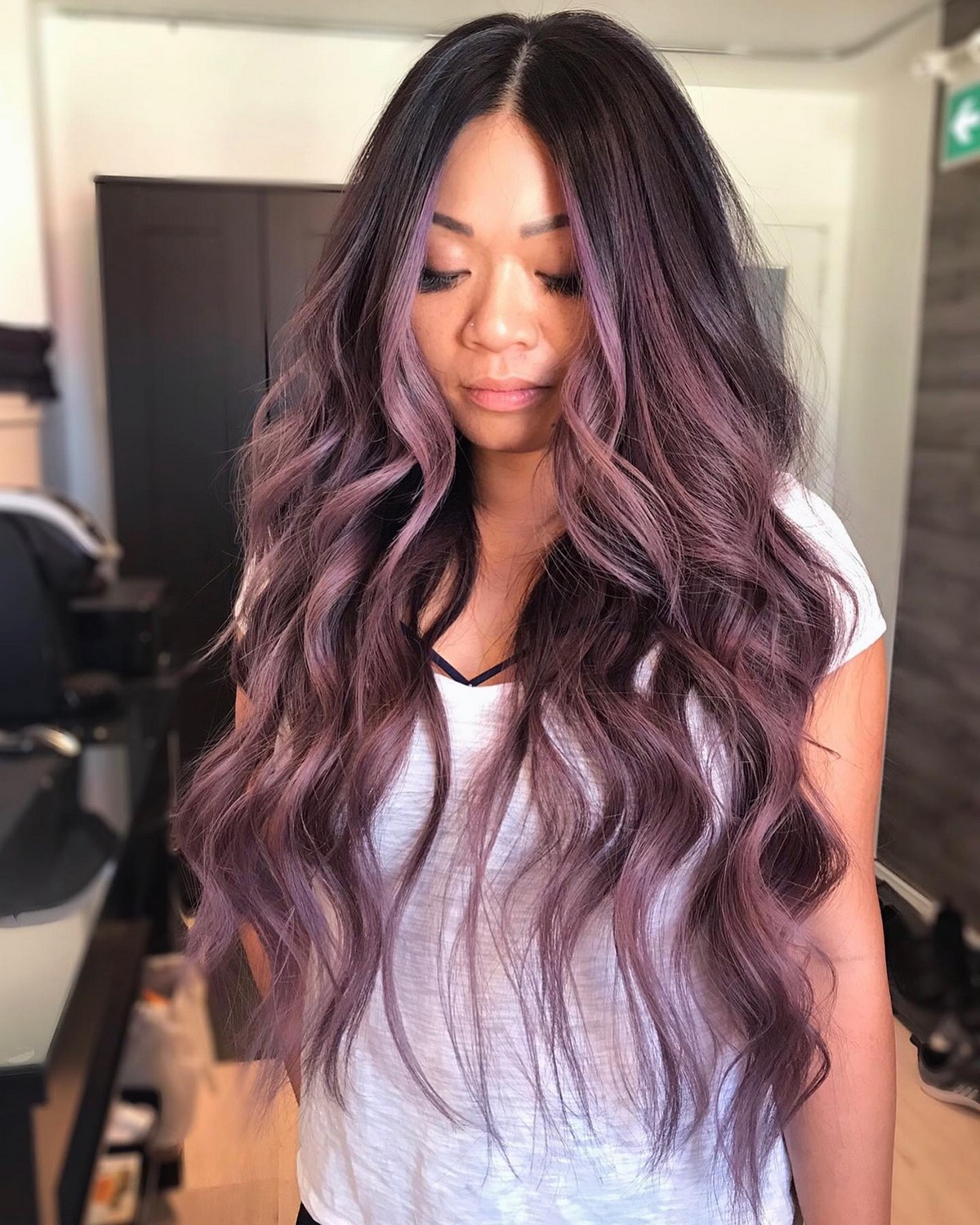 Mauve Plum Hair