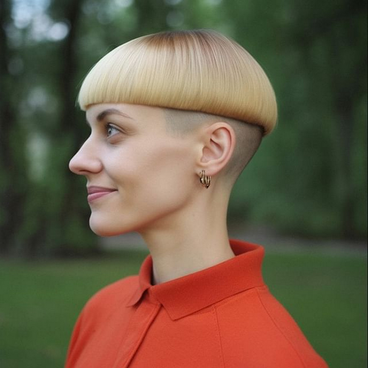Ombre Bowl Cut