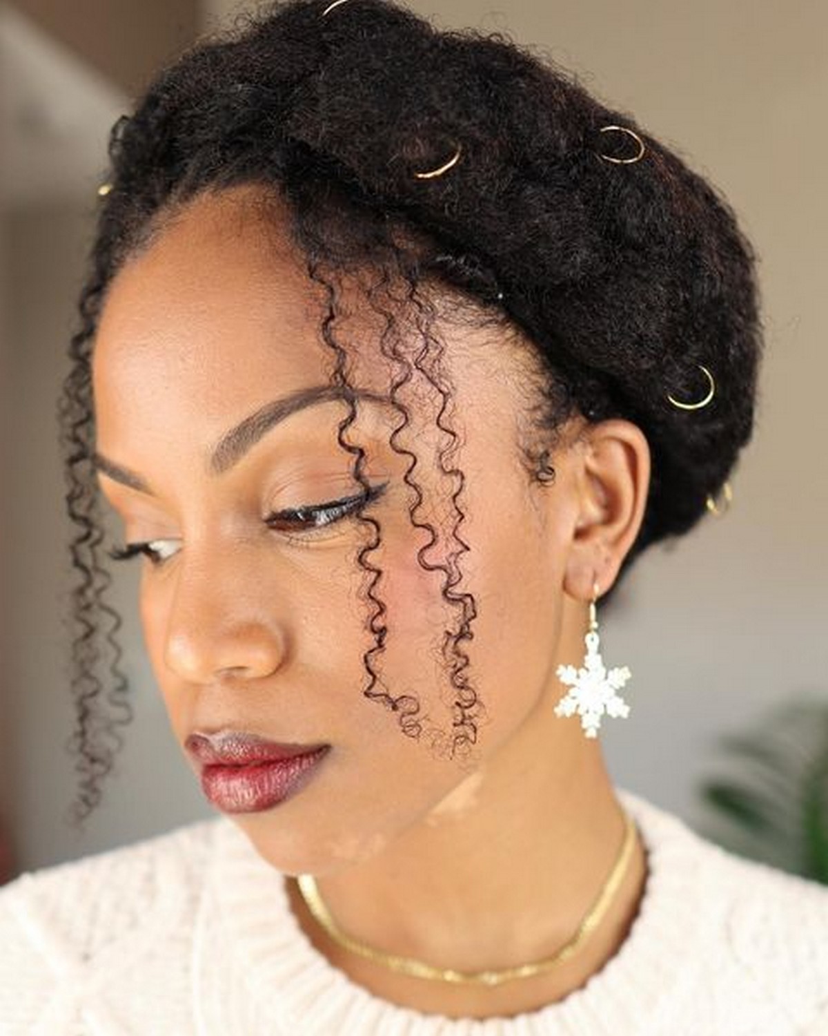 Curly Braided Crown