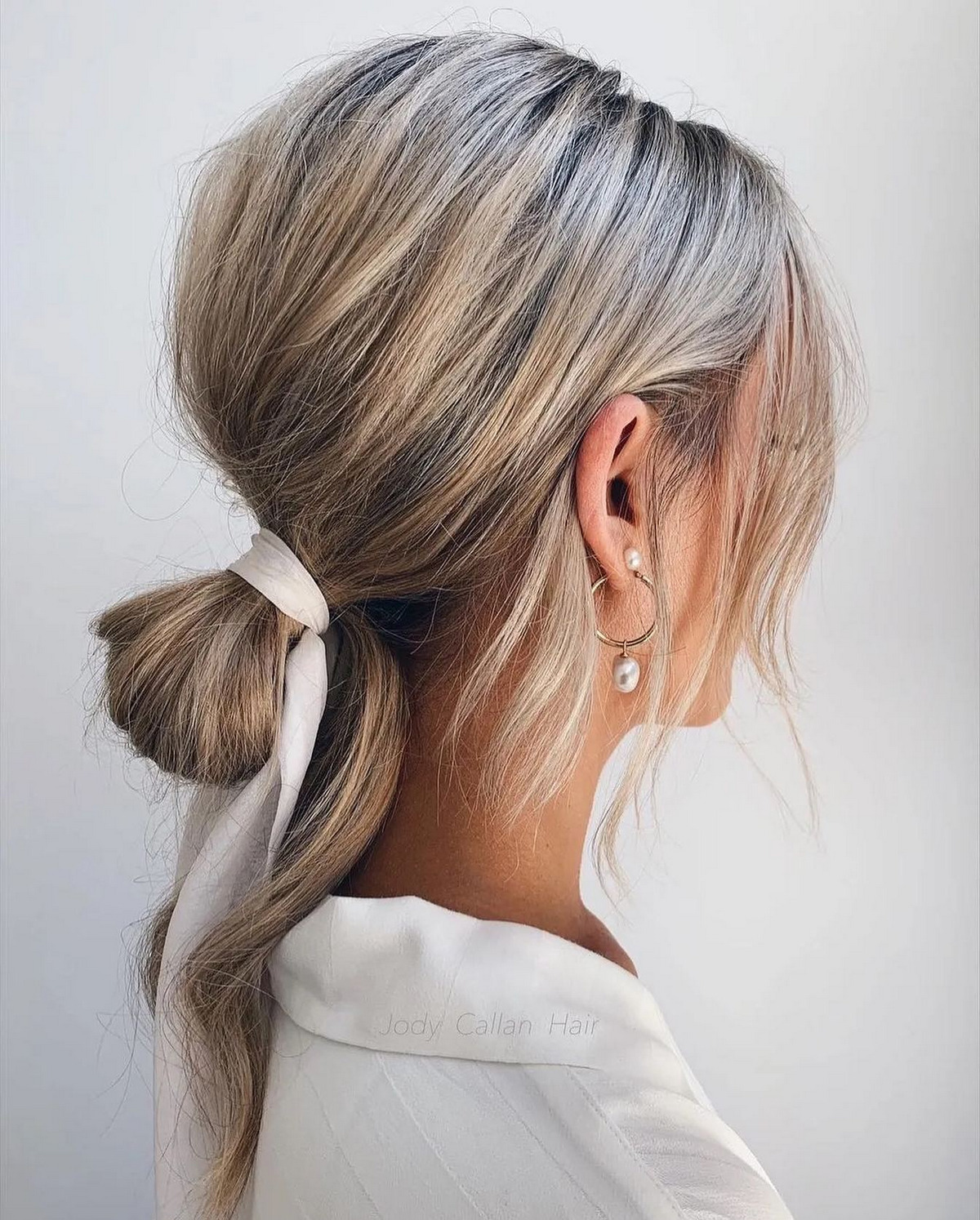 Looped Ponytail Bun