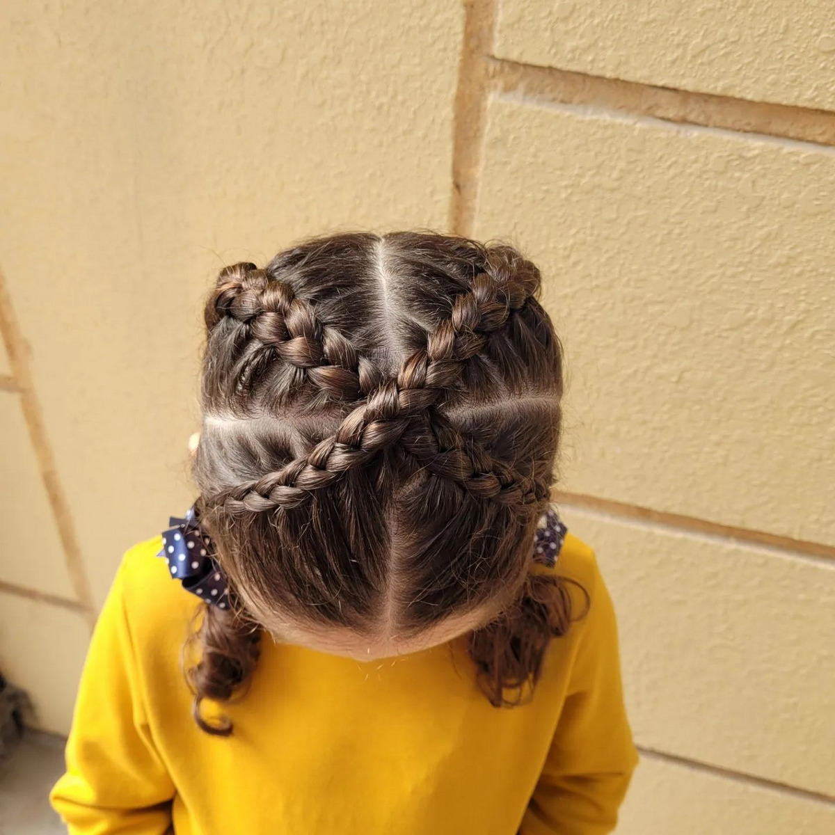 Criss Cross Braids On Top