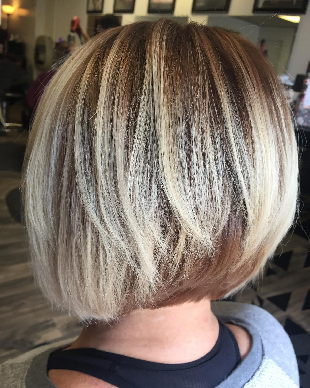 Inverted Stacked Bob