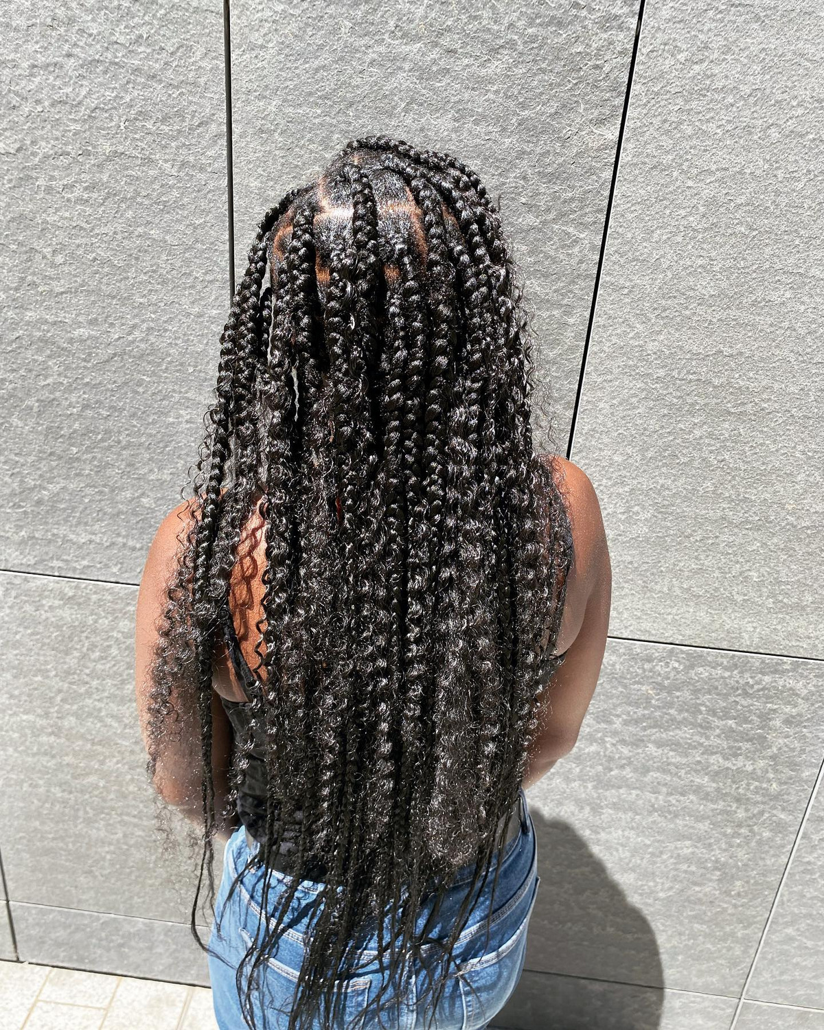 Large Goddess Box Braids