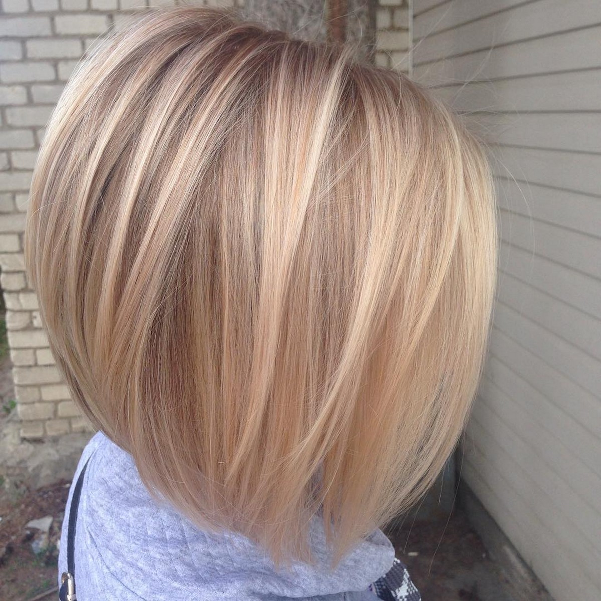 Polished Creamy Bronde Bob